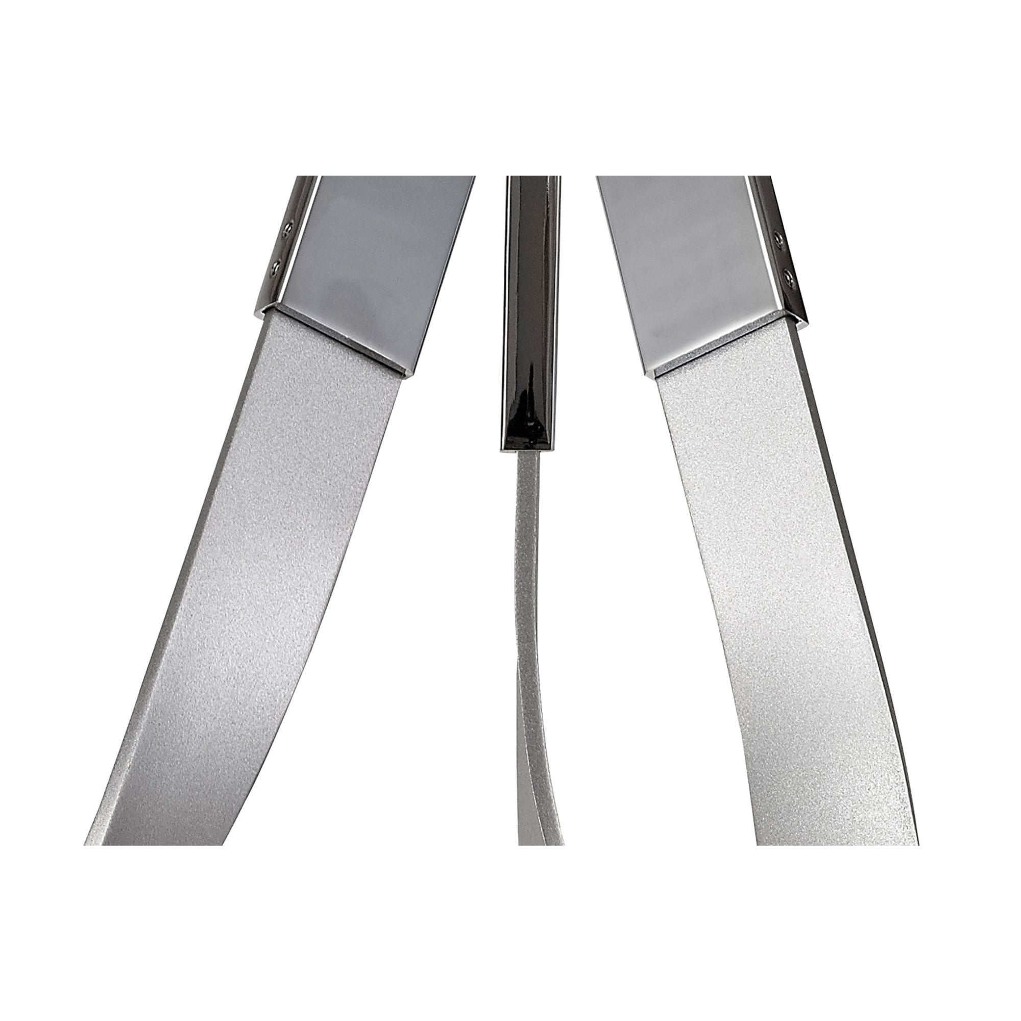 Fabula Sylvan 3 Light LED Semi-Flush Light - Silver & Polished Chrome