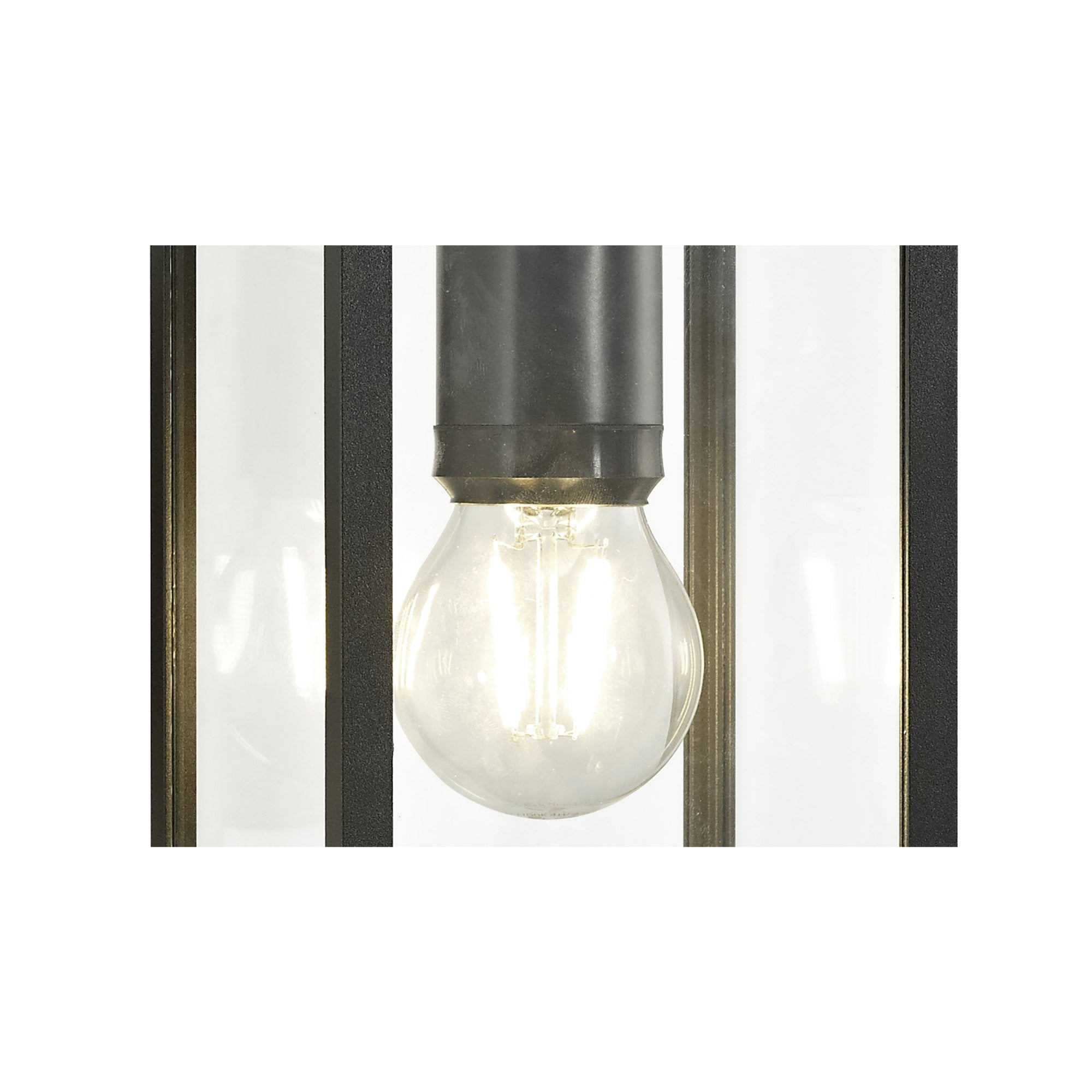Fabula Honeycroft Downward Wall Lamp - Graphite Black - IP54