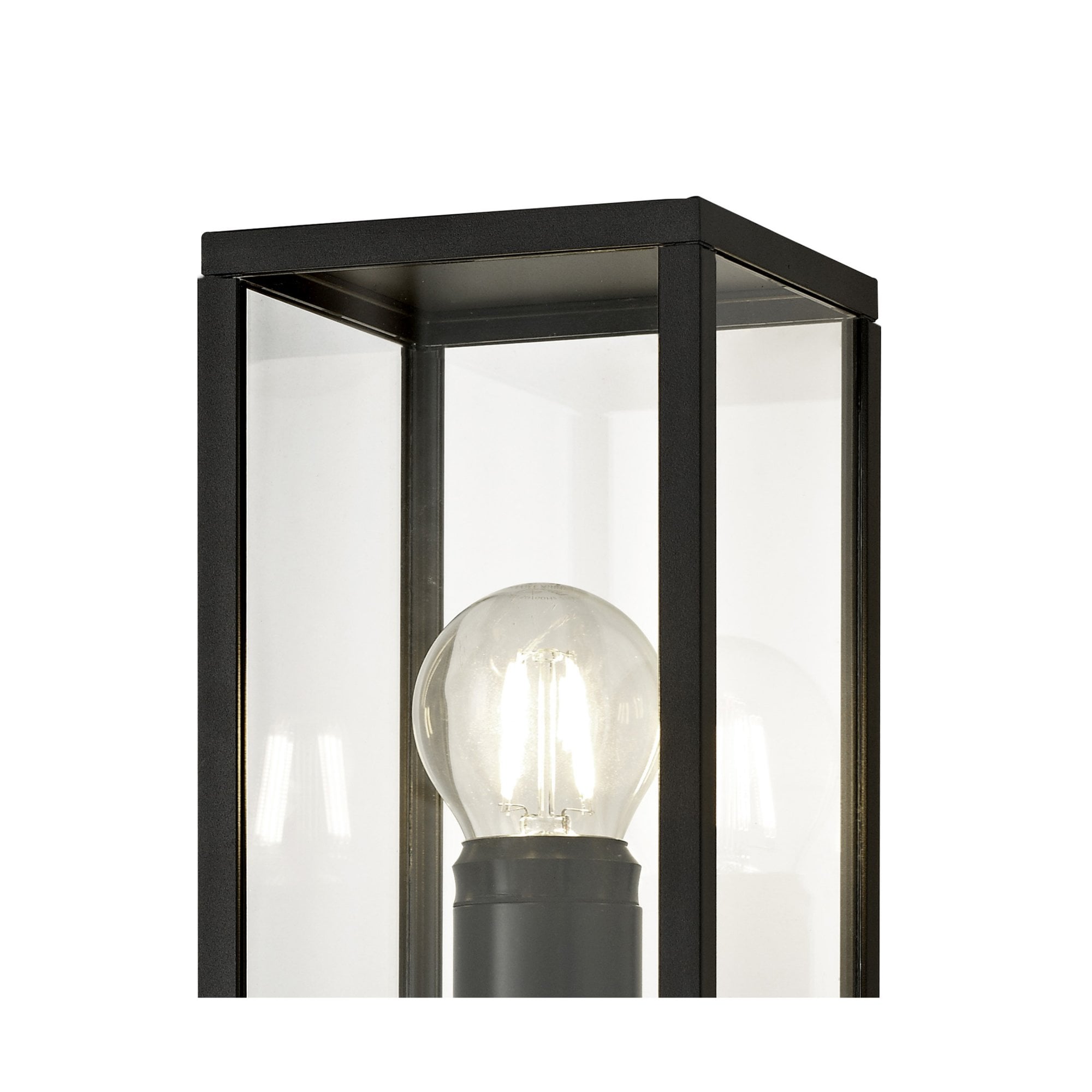 Fabula Honeycroft Upward Wall Lamp - Graphite Black - IP54