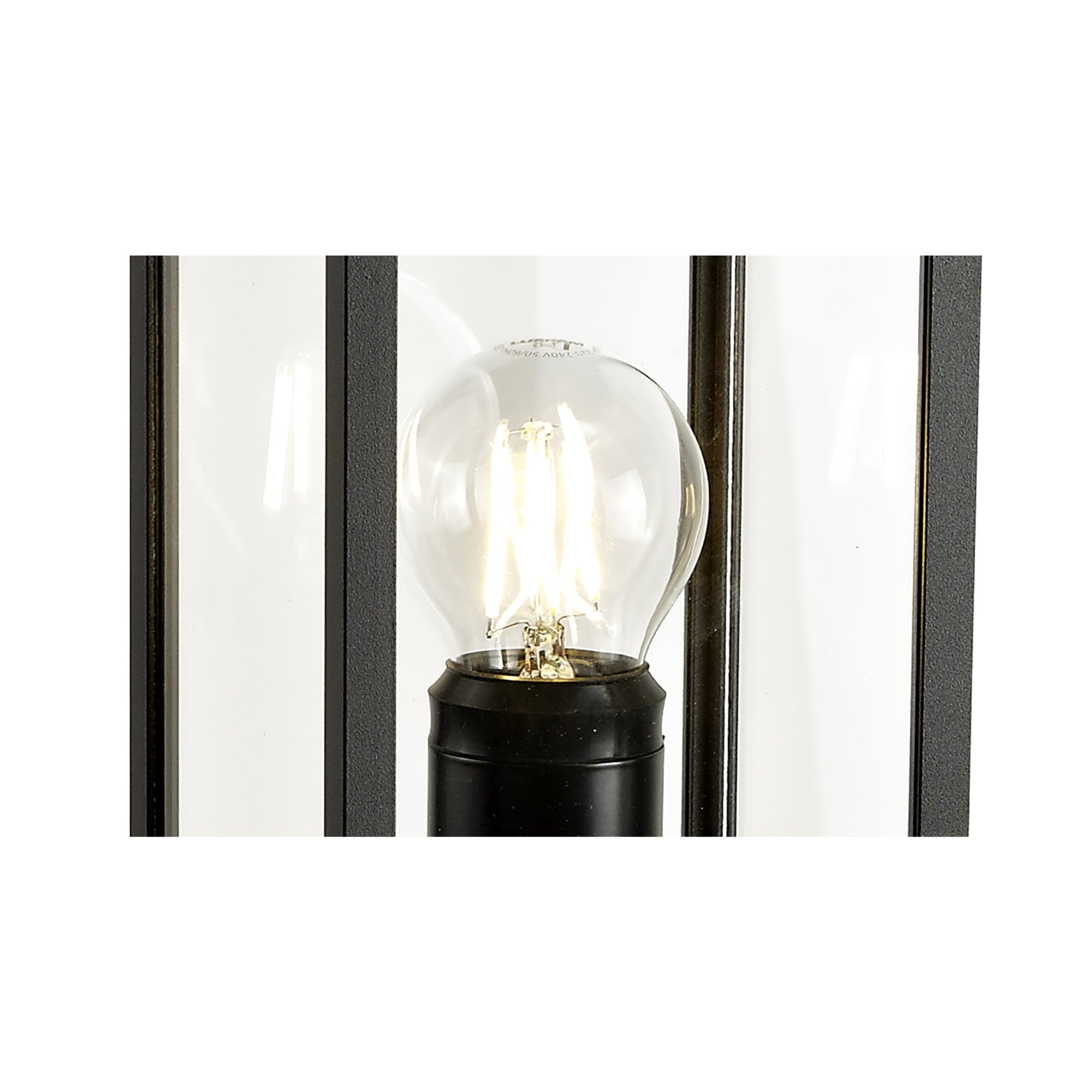 Fabula Honeycroft Tall Post - Graphite Black - IP54
