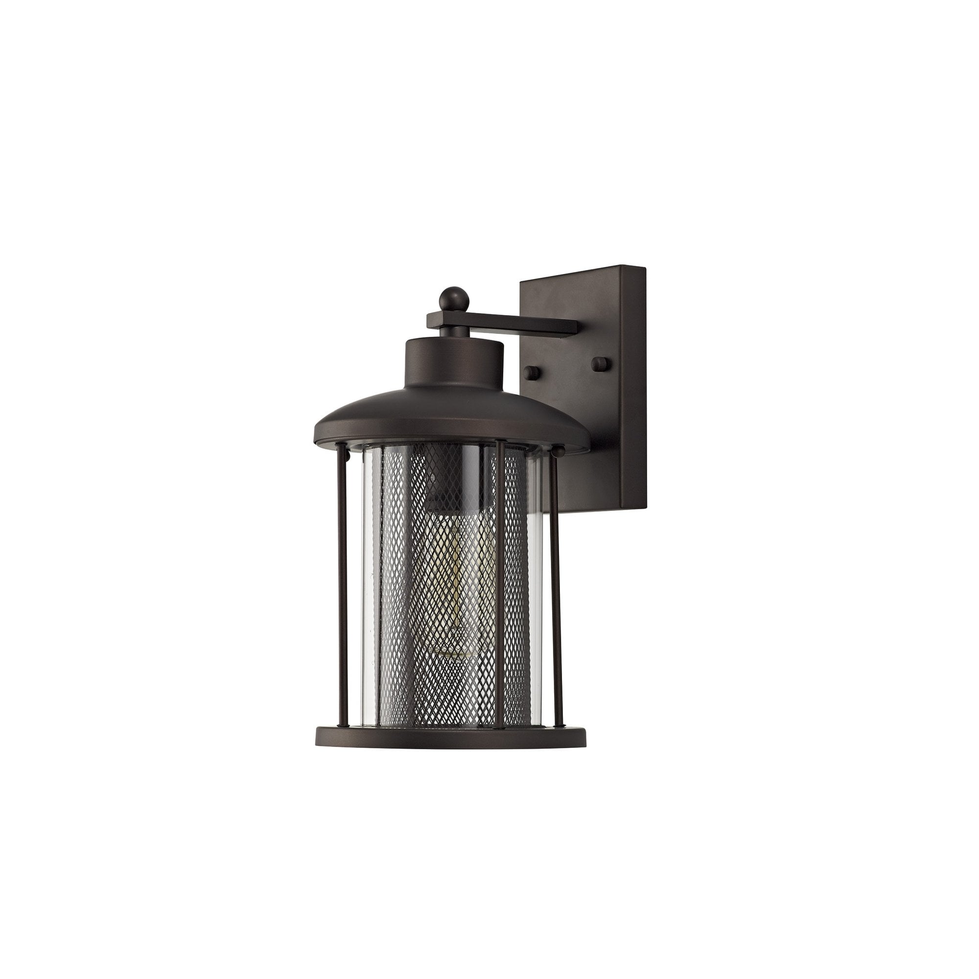 Fabula Addison Large Wall Lamp - Antique Bronze & Clear Glass - IP54