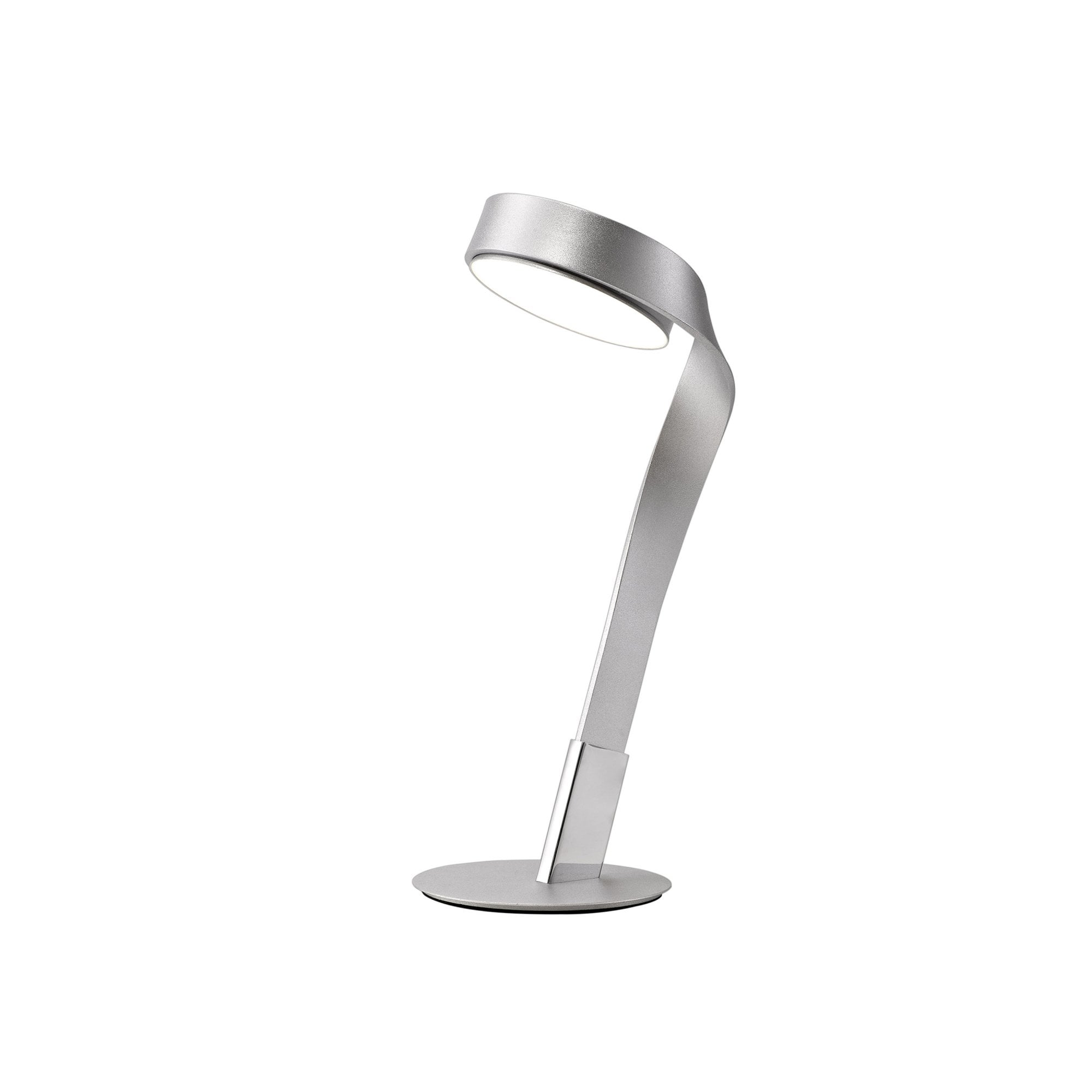 Fabula Sylvan LED Table Lamp - Silver & Polished Chrome
