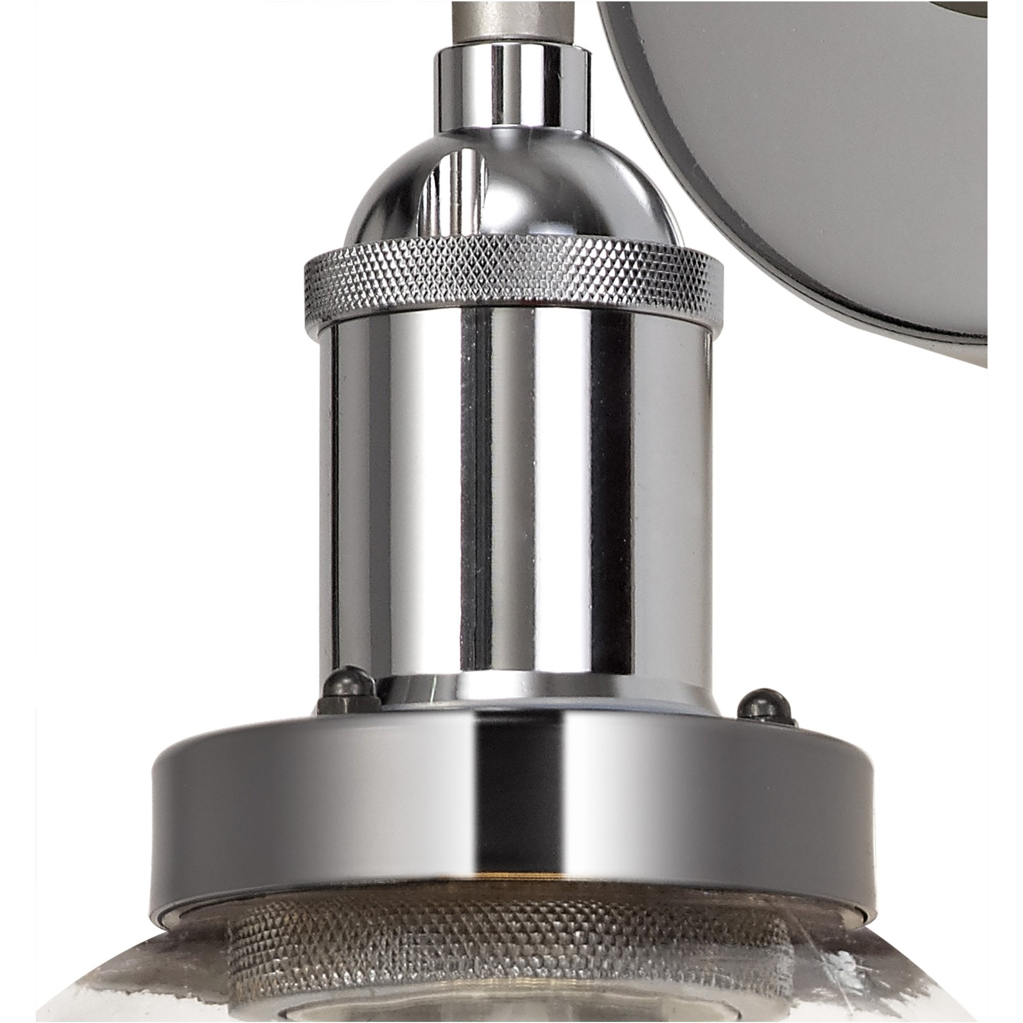 Fabula Avondale Wall Lamp - Titanium Silver & Polished Chrome - IP65