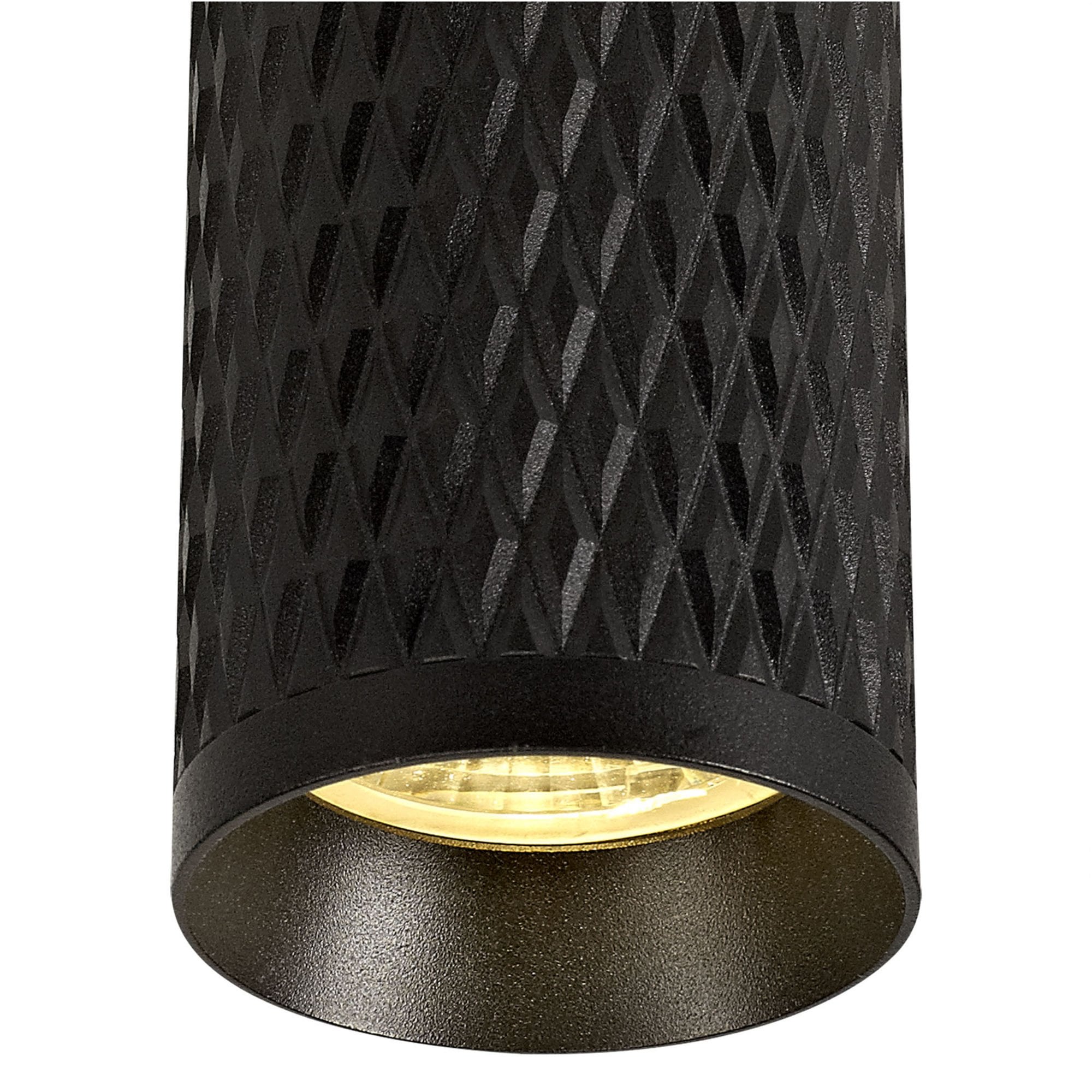 Fabula Summerfield Single 20cm Ceiling Spot Light - Sand Black