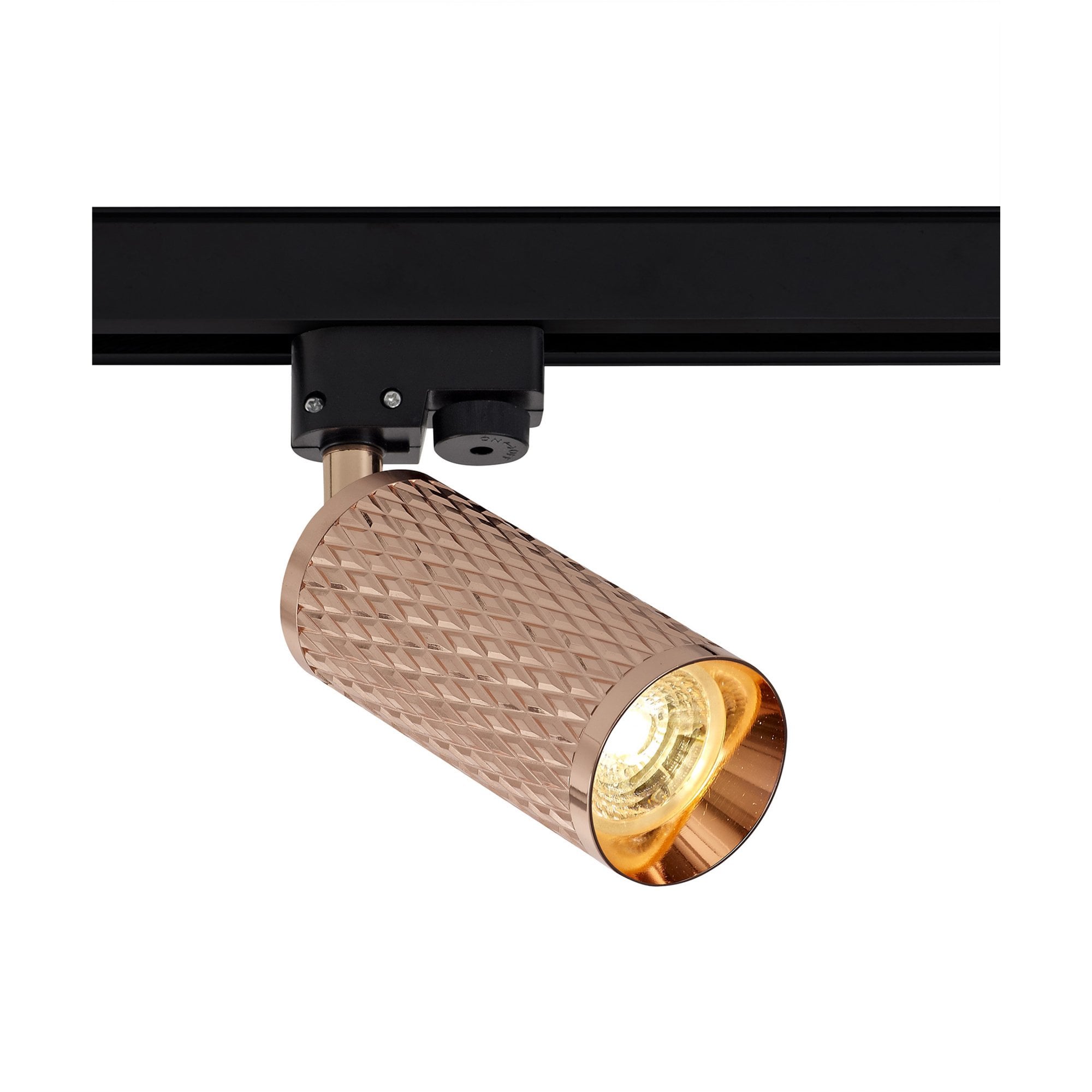 Fabula Summerfield Single Adjustable Track Spot Light - Rose Gold