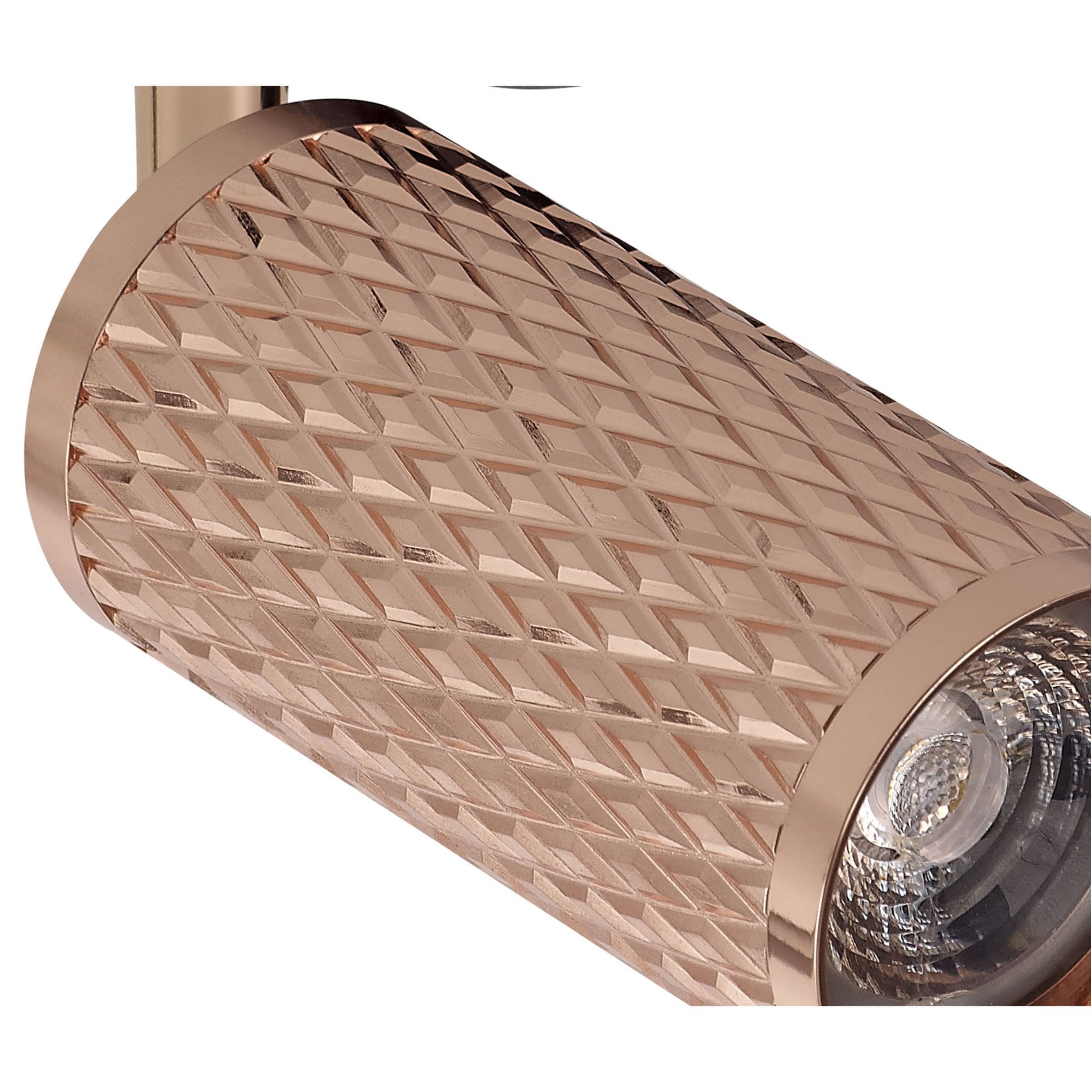 Fabula Summerfield Single Adjustable Track Spot Light - Rose Gold