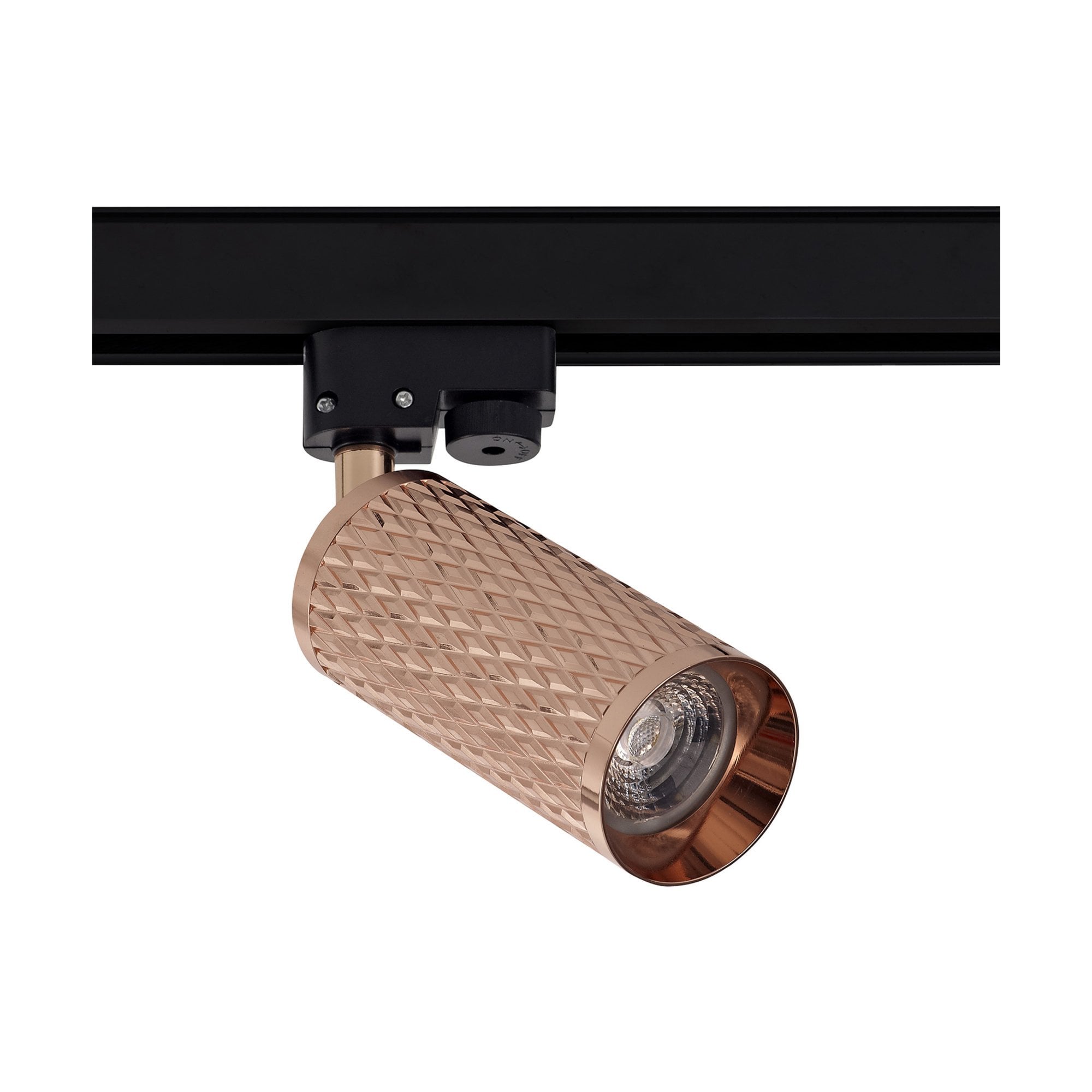 Fabula Summerfield Single Adjustable Track Spot Light - Rose Gold