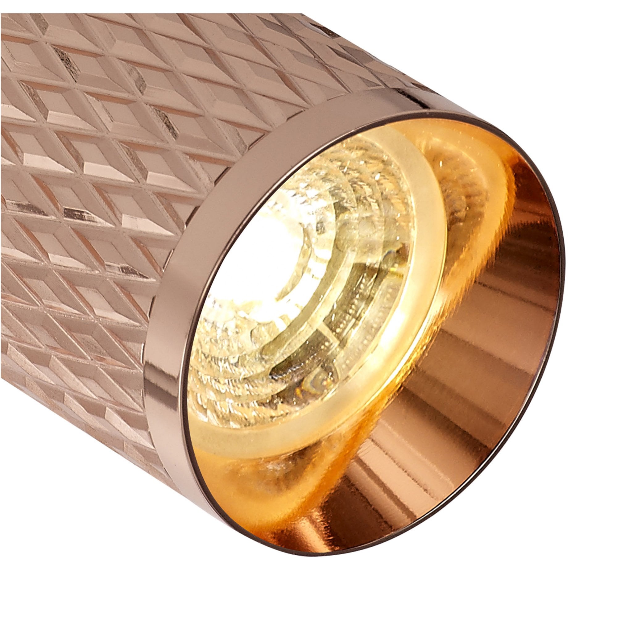Fabula Summerfield Single Adjustable Track Spot Light - Rose Gold