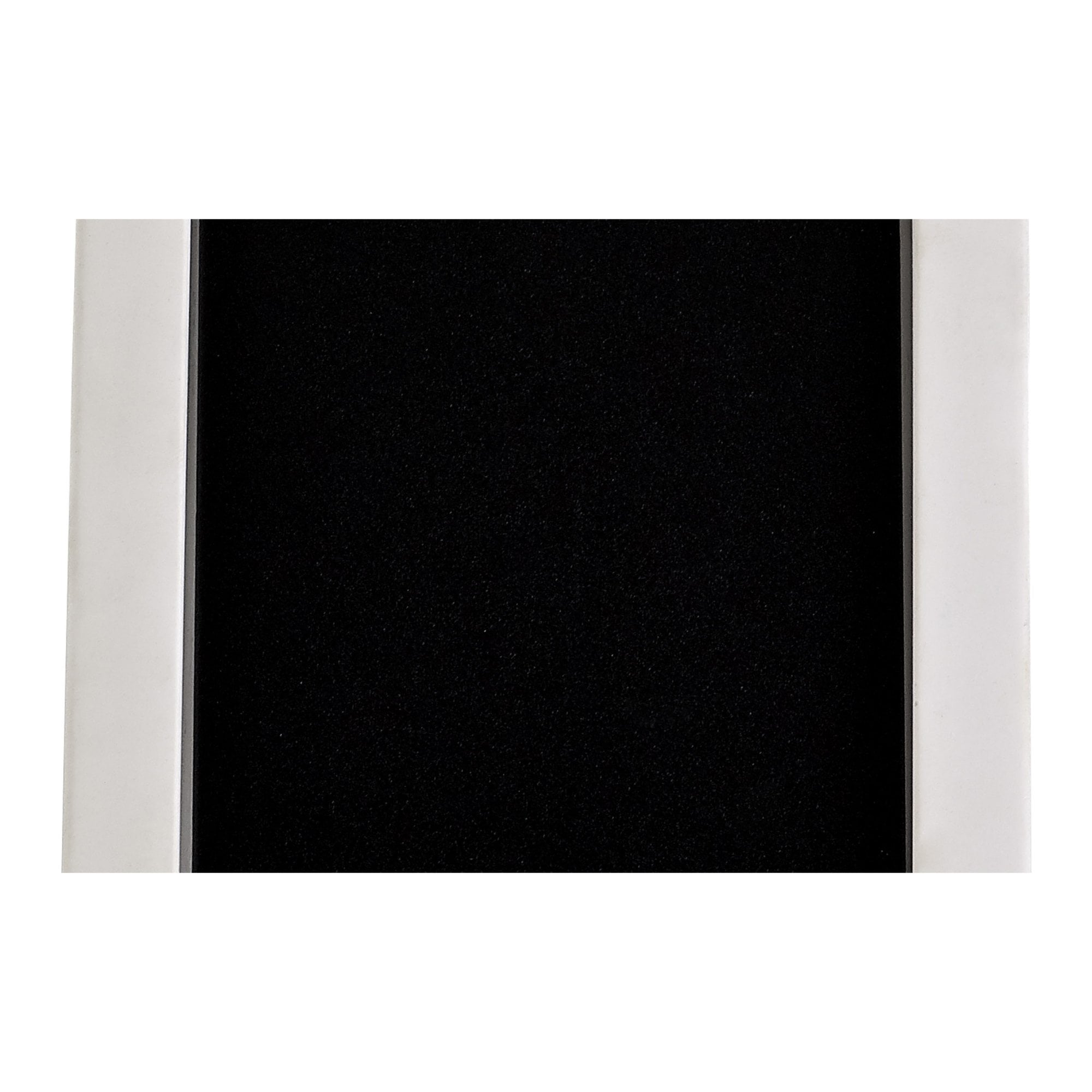Fabula Trevose Single Square Ceiling Spot Light - White Paintable Gypsum & Matt Black Cover