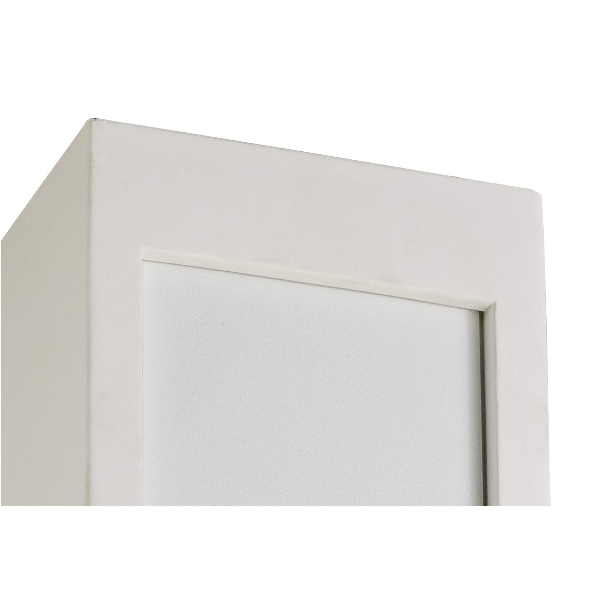 Fabula Trevose Single Square Ceiling Spot Light - White Paintable Gypsum & Matt White Cover