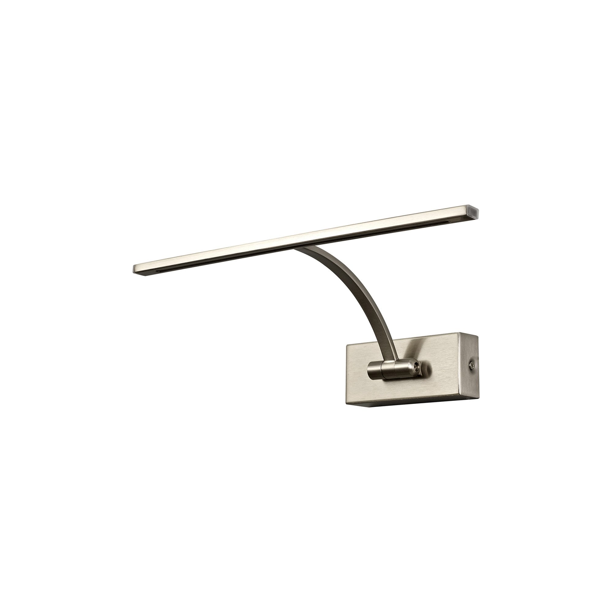 Fabula Plumtree Small 1 Arm LED Wall Lamp/Picture Light - Satin Nickel