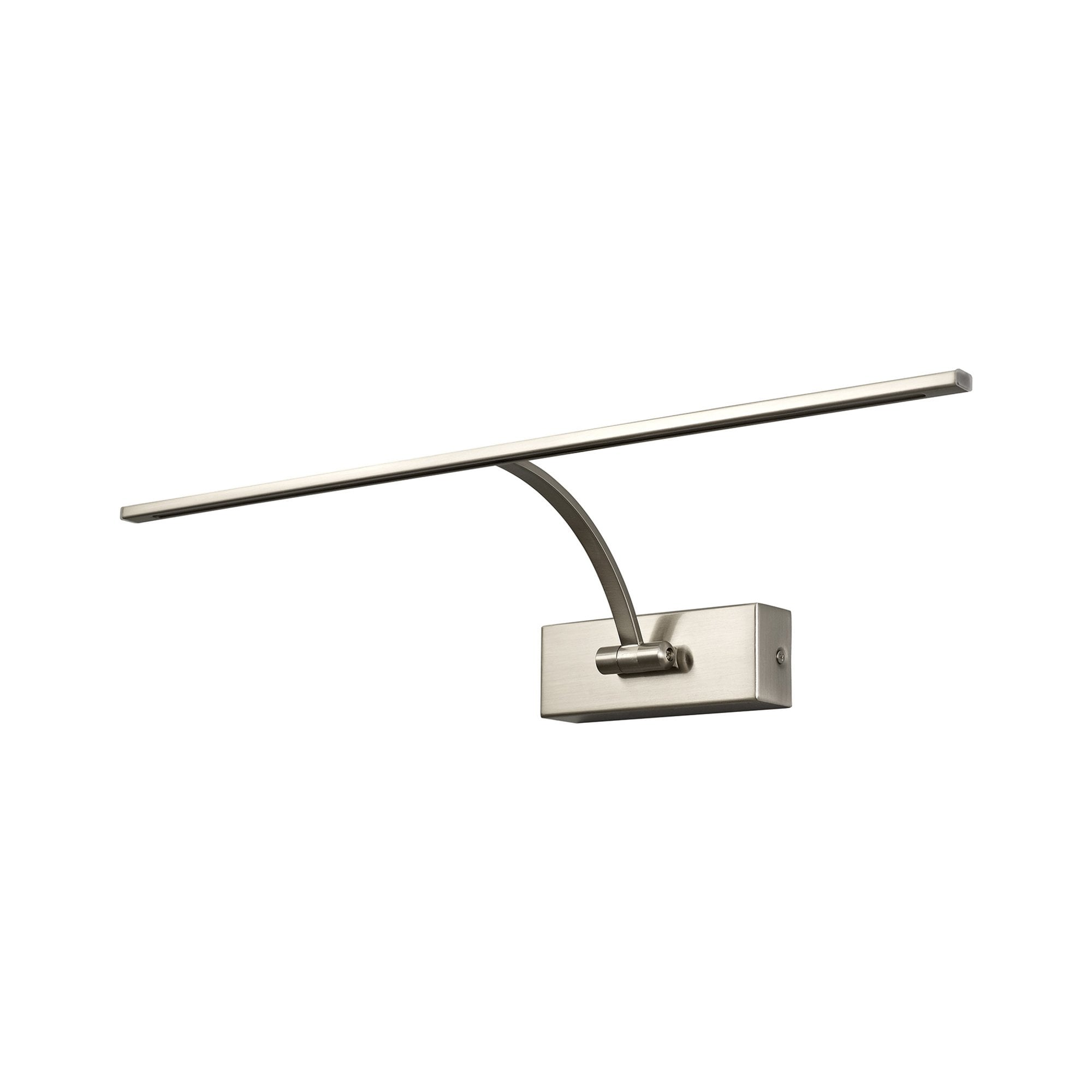 Fabula Plumtree Large 1 Arm LED Wall Lamp/Picture Light - Satin Nickel