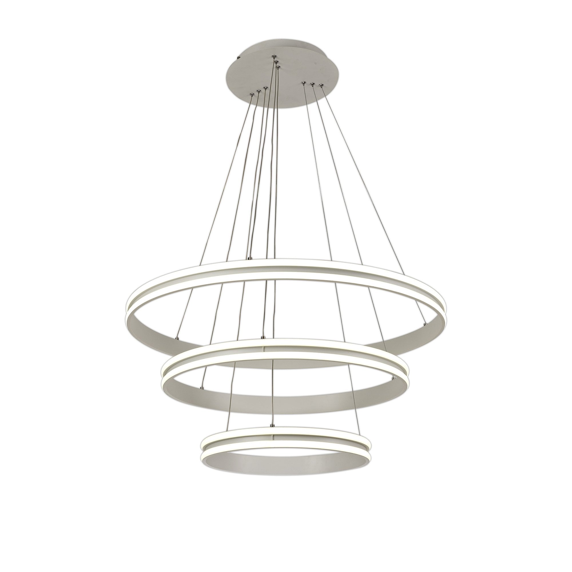 Fabula Millsmead 3 Light Dimmable LED Pendant - Matt White