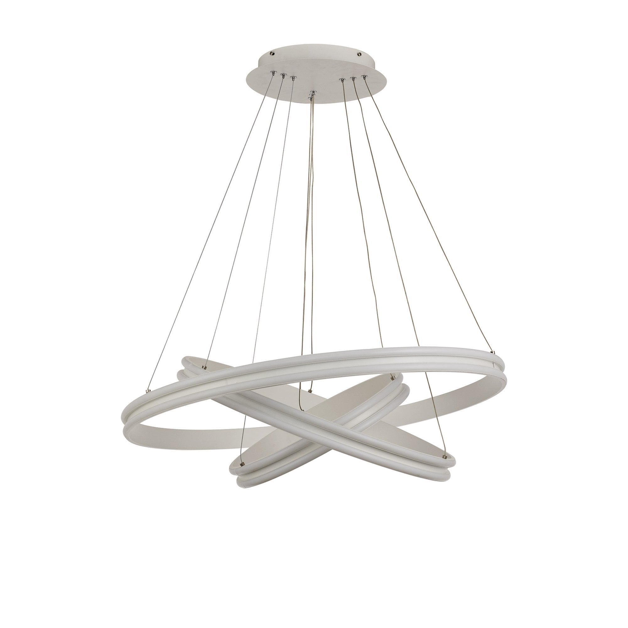 Fabula Millsmead 3 Light Dimmable LED Pendant - Matt White