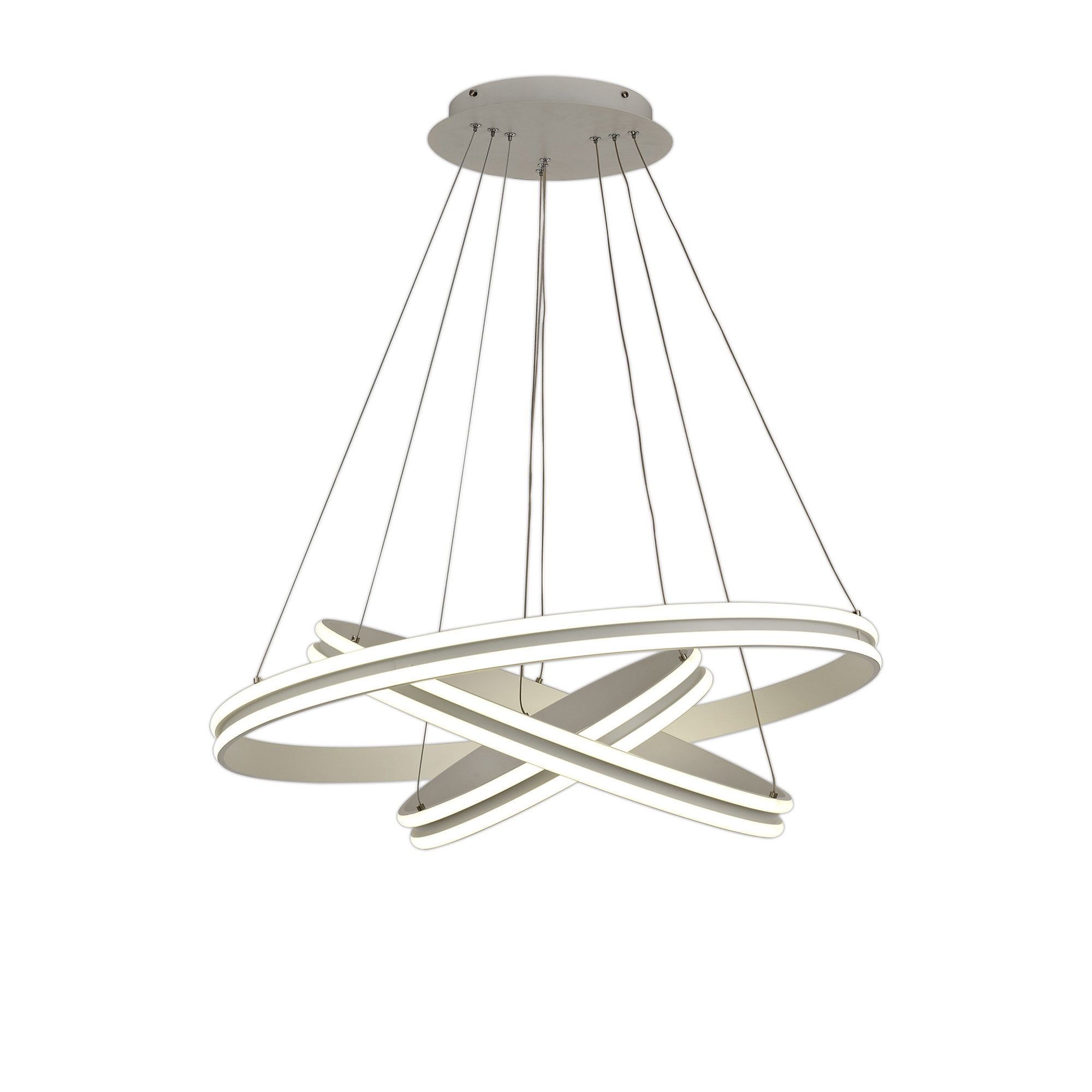 Fabula Millsmead 3 Light Dimmable LED Pendant - Matt White