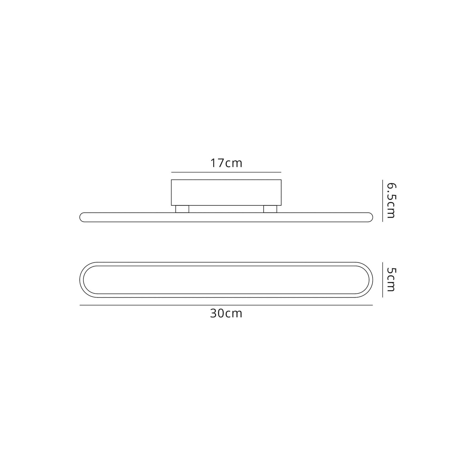 Fabula Chandler 300mm LED Wall Lamp - Sand White