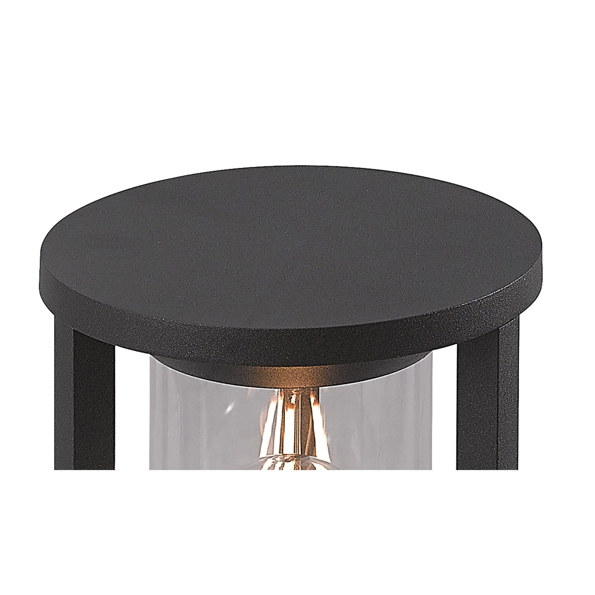 Fabula Highland Single Pillar Lamp - Anthracite - IP65