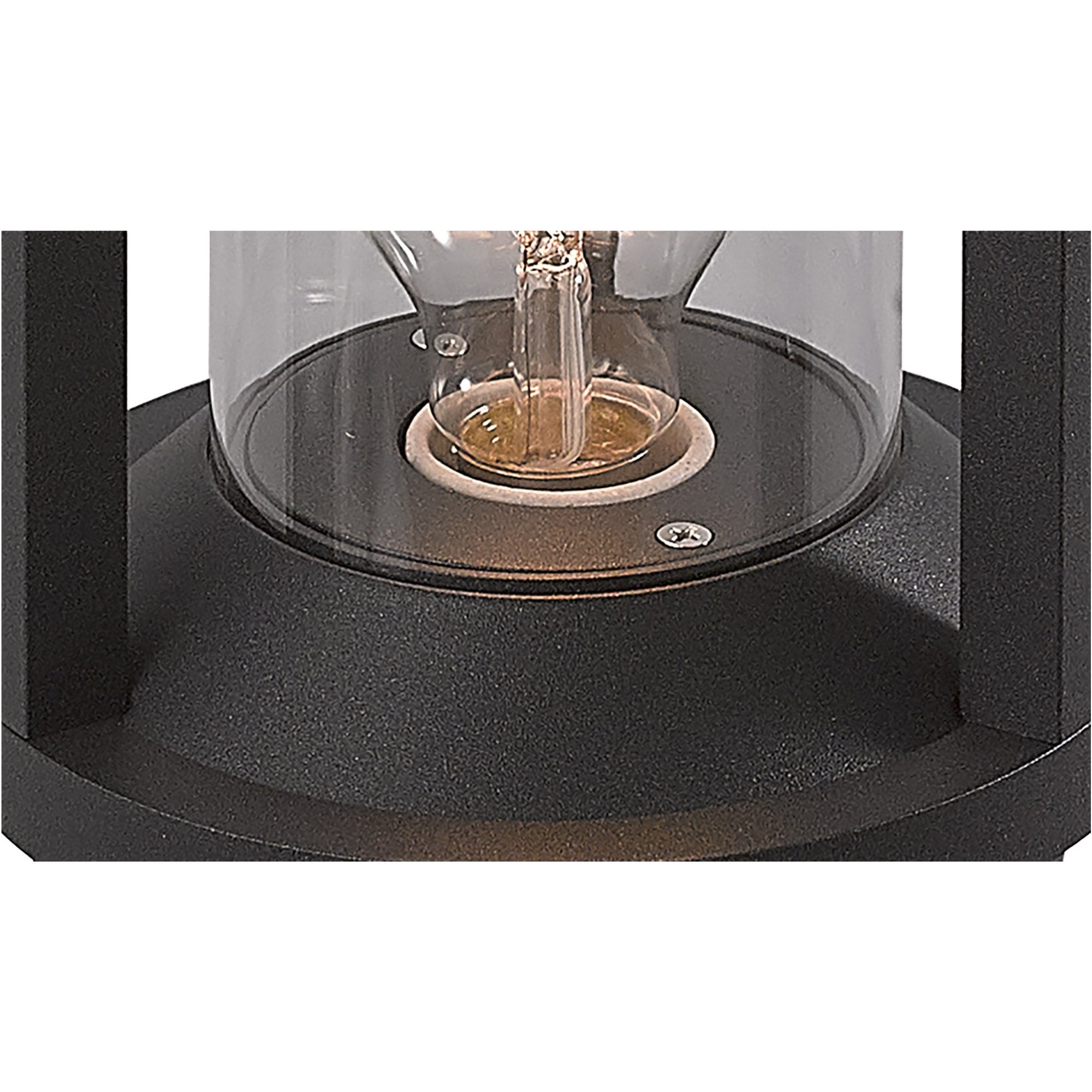 Fabula Highland Single Pillar Lamp - Anthracite - IP65