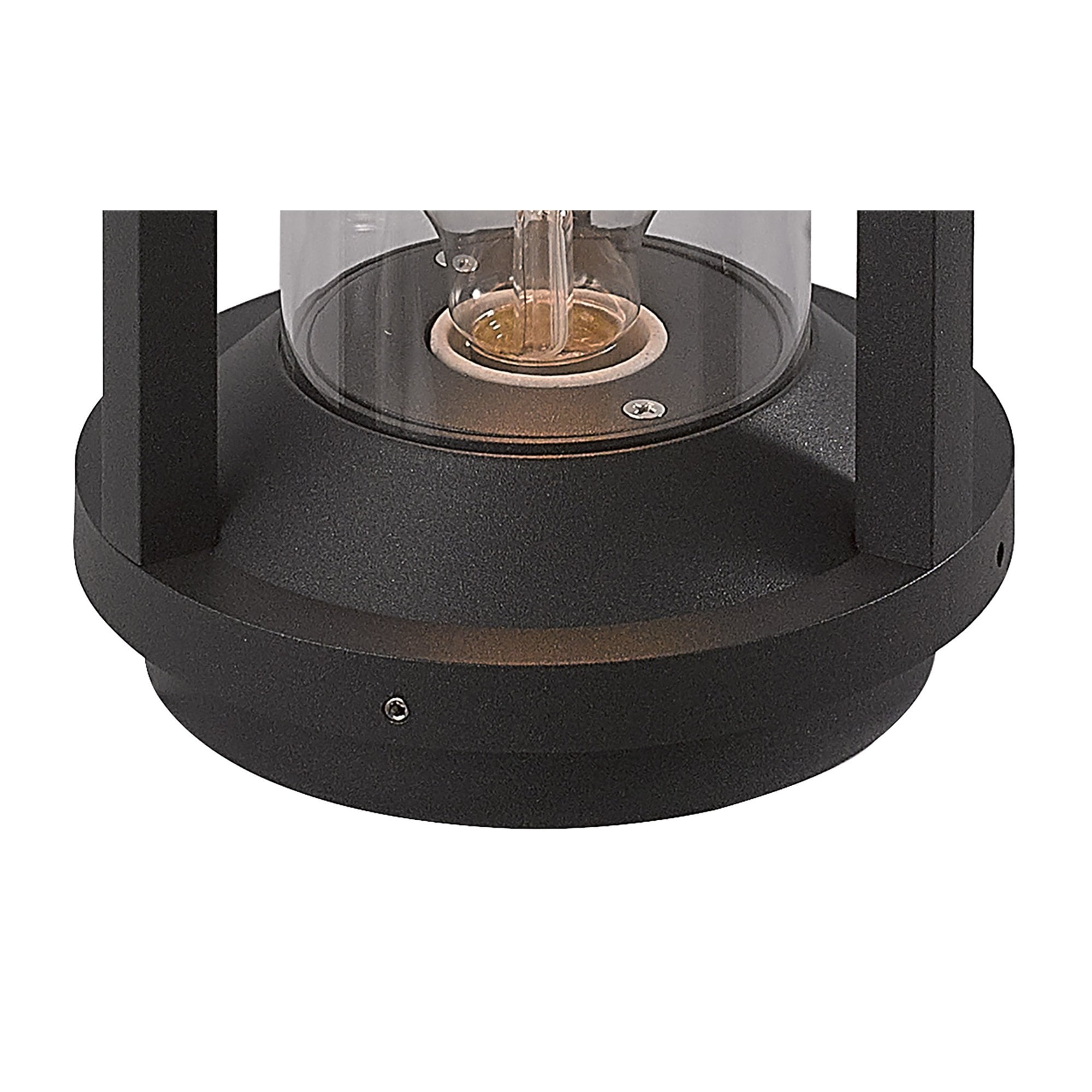 Fabula Highland Single Pillar Lamp - Anthracite - IP65