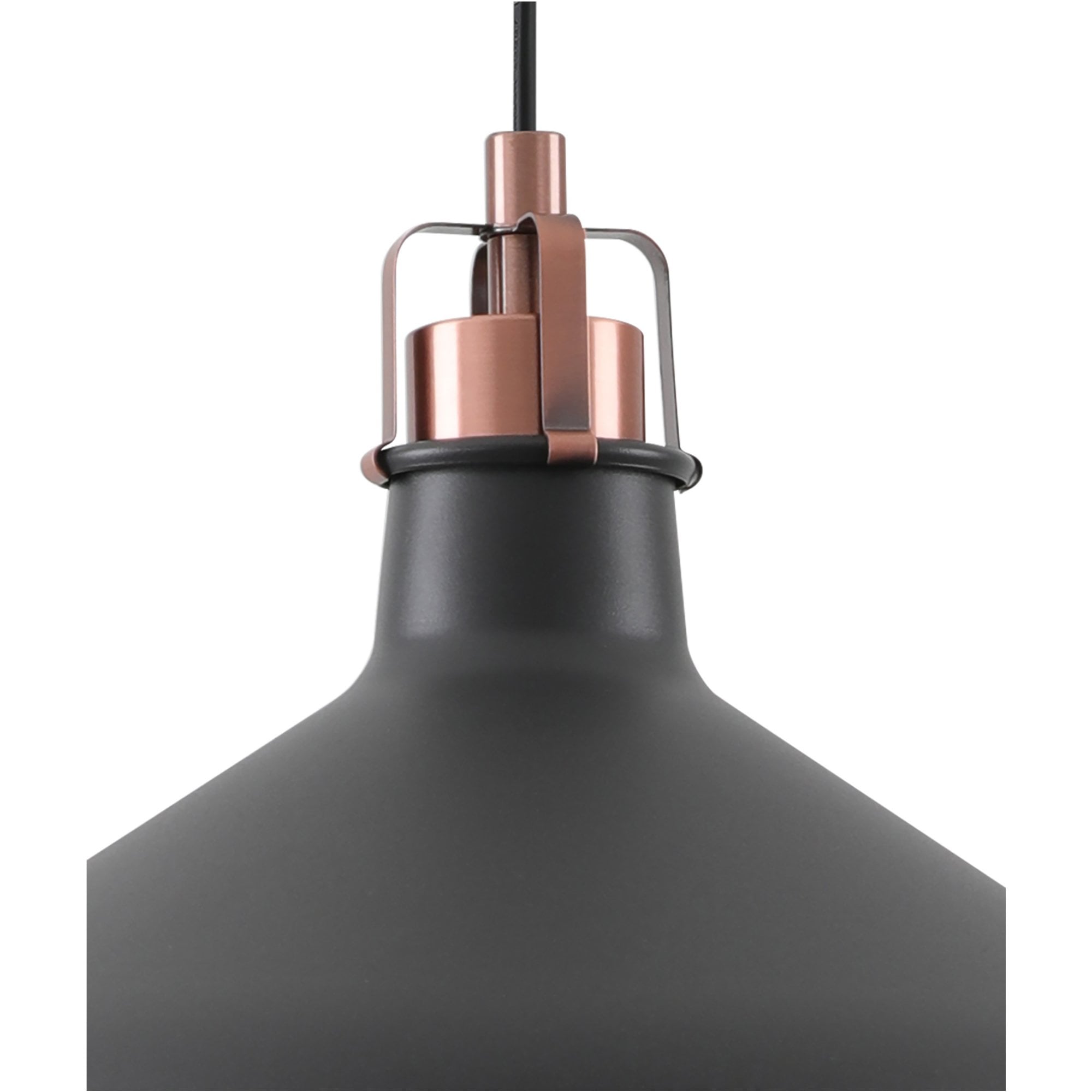 Fabula Forest Single Medium Pendant - Graphite & Copper