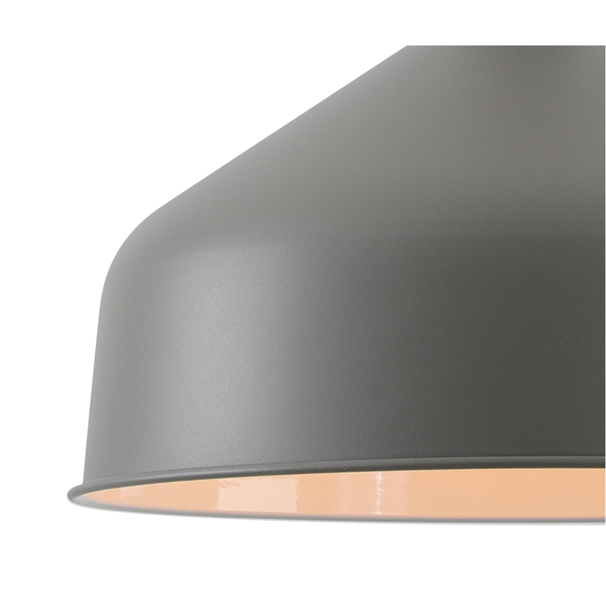 Fabula Forest Single Medium Pendant - Sand Grey & Copper