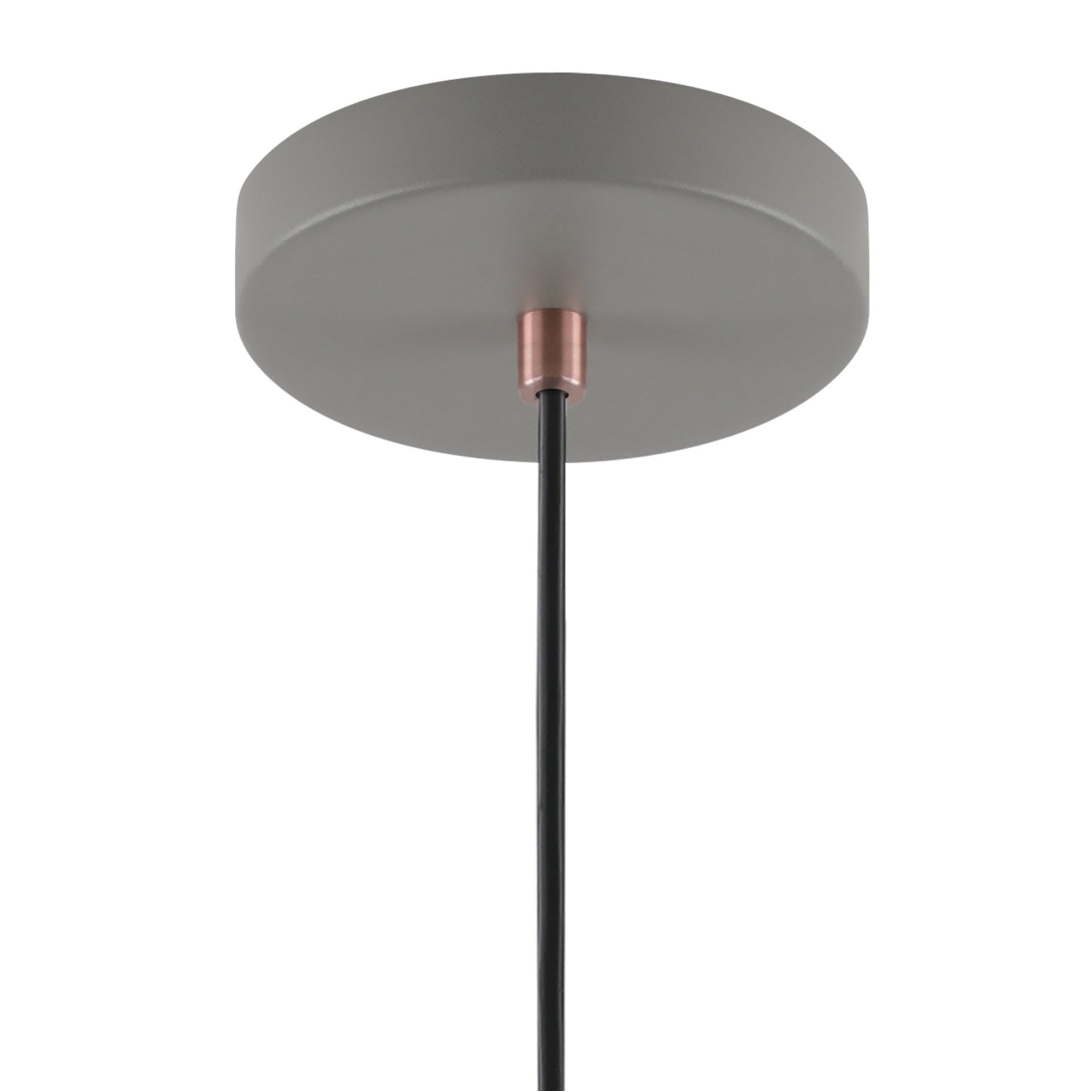 Fabula Forest Single Medium Pendant - Sand Grey & Copper