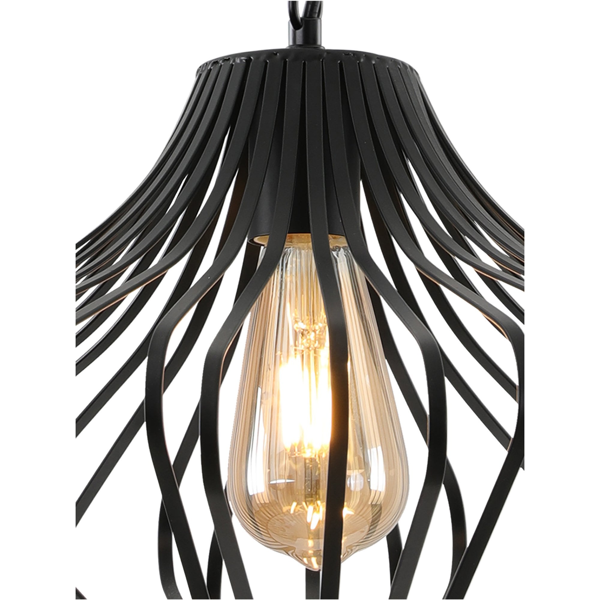 Fabula Bracken Pendant - Matt Black