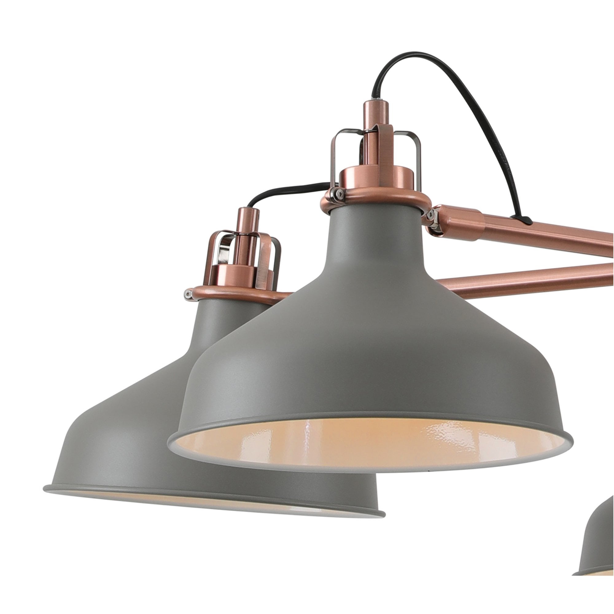Fabula Forest 5 Light Telescopic - Sand Grey & Copper