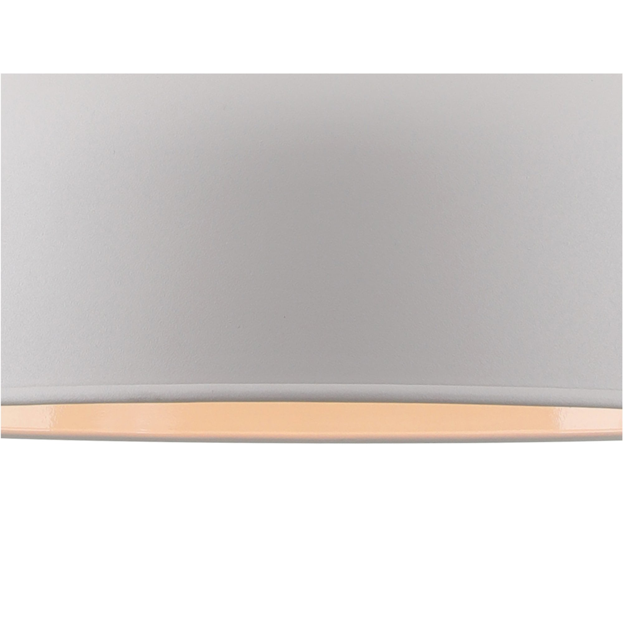 Fabula Forest Single Medium Pendant - Sand White & Satin Nickel