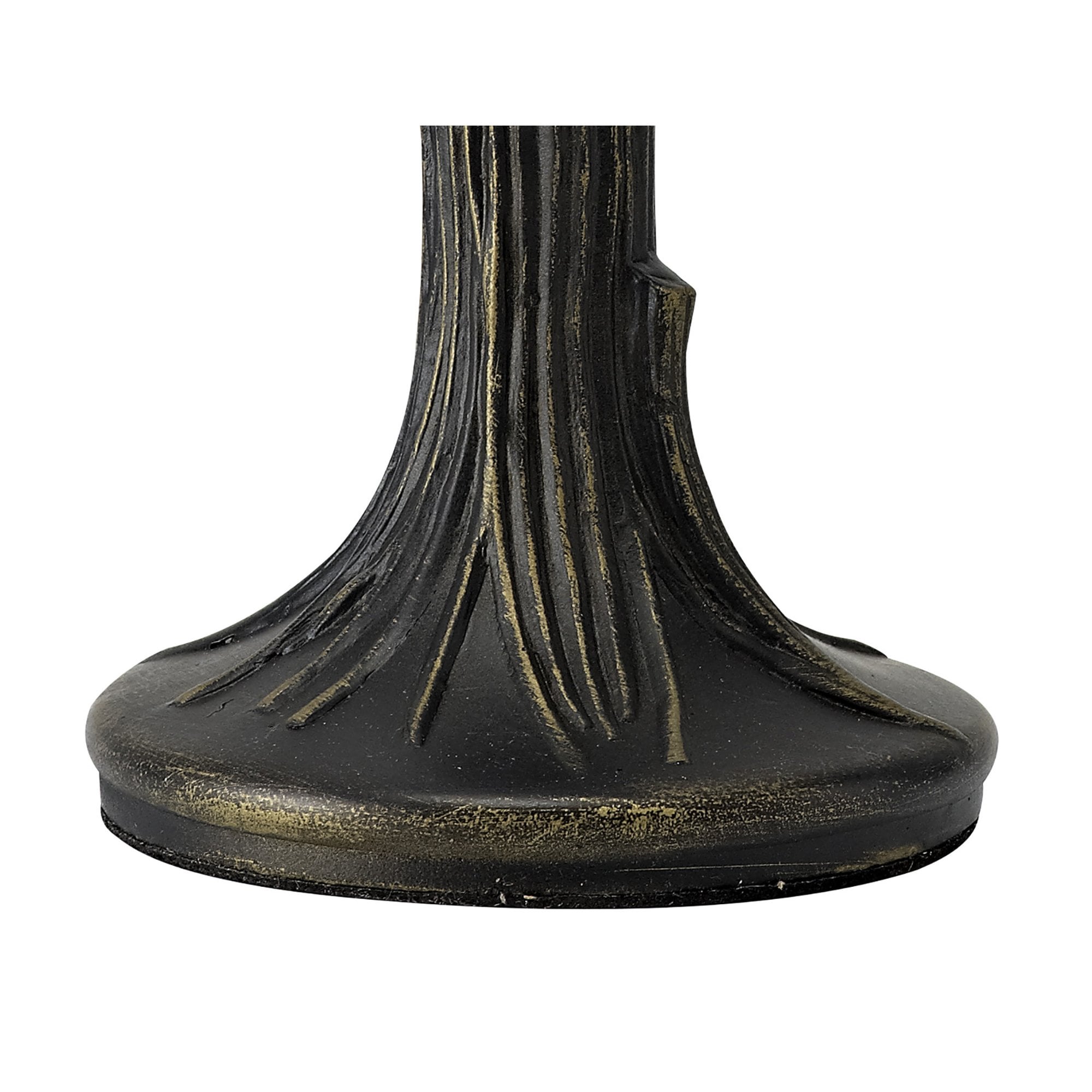 Fabula Amberley Tiffany Table Lamp - Red & Cream