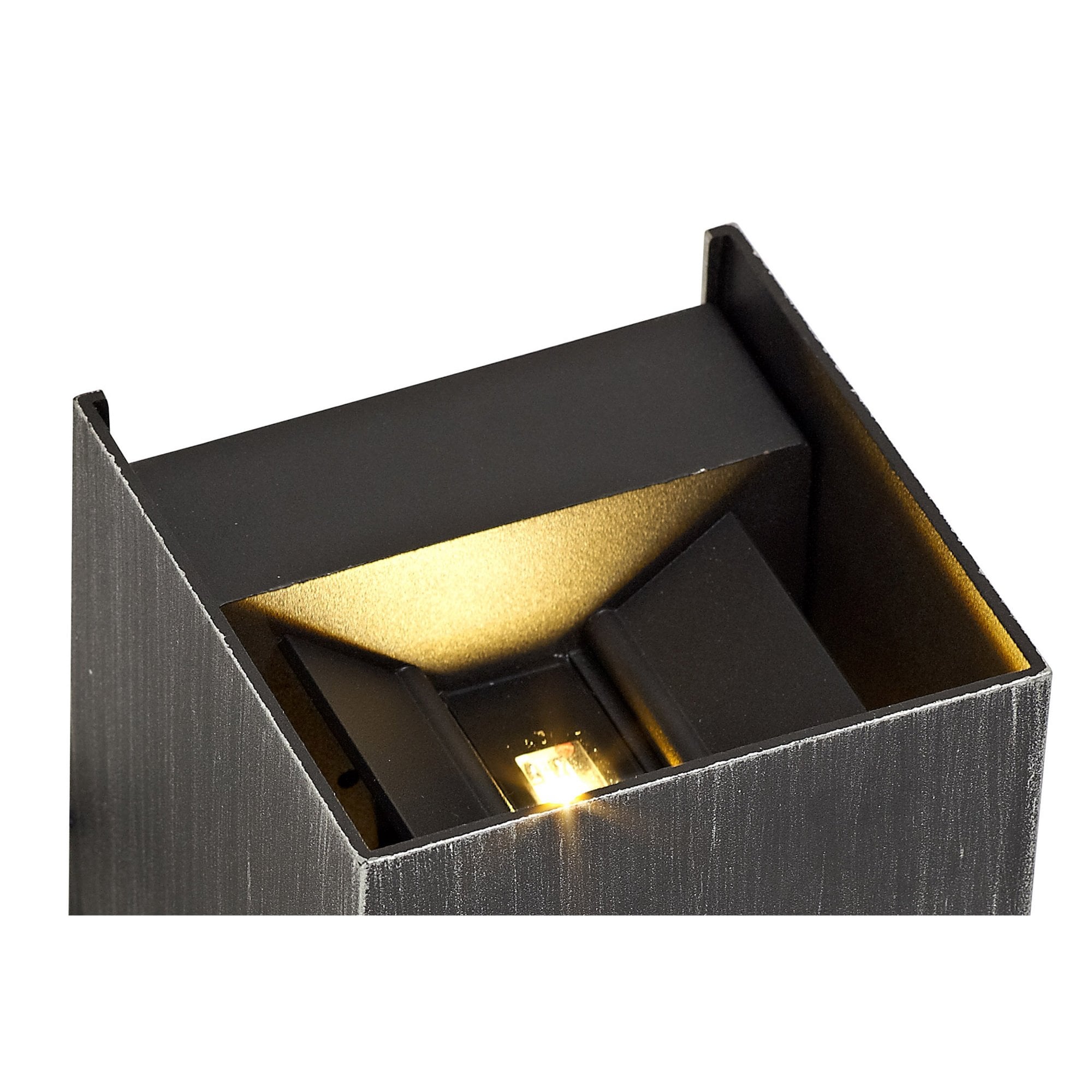 Fabula Barfields Up & Down LED Wall Lamp - Black & Silver - IP54