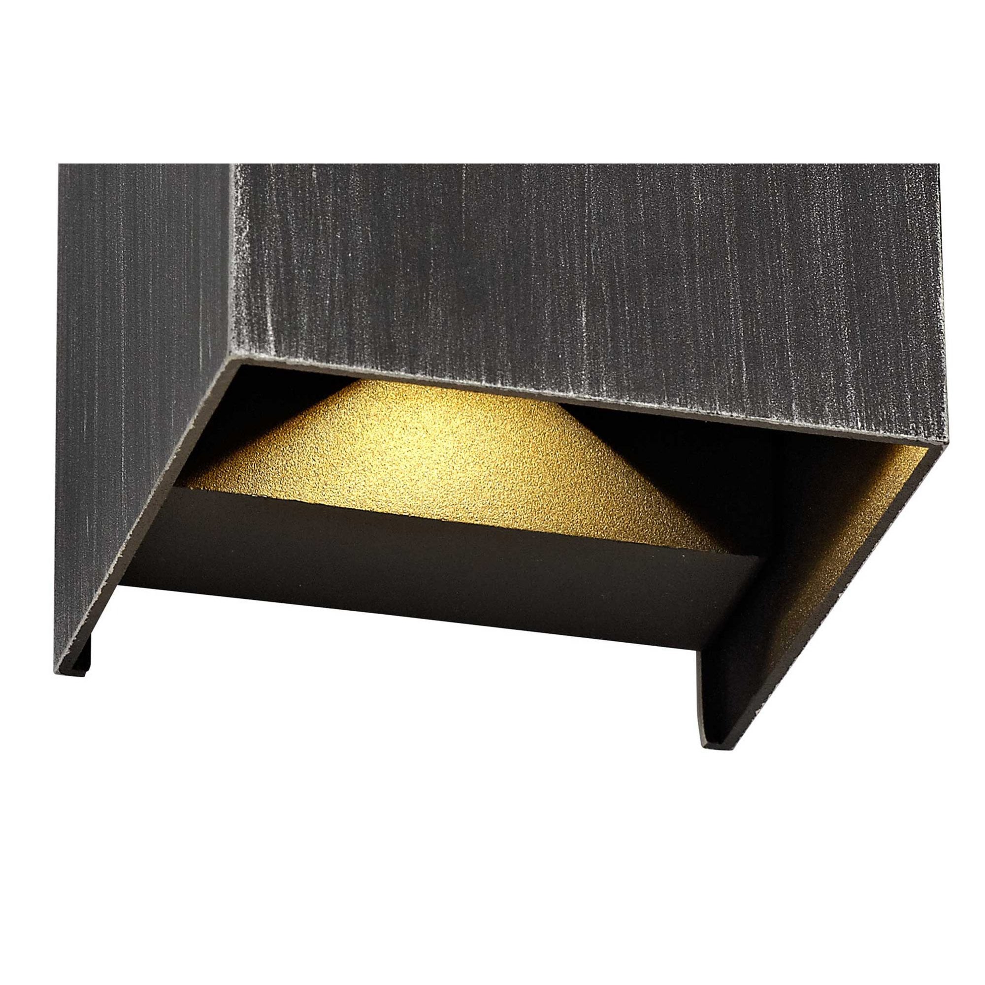 Fabula Barfields Up & Down LED Wall Lamp - Black & Silver - IP54