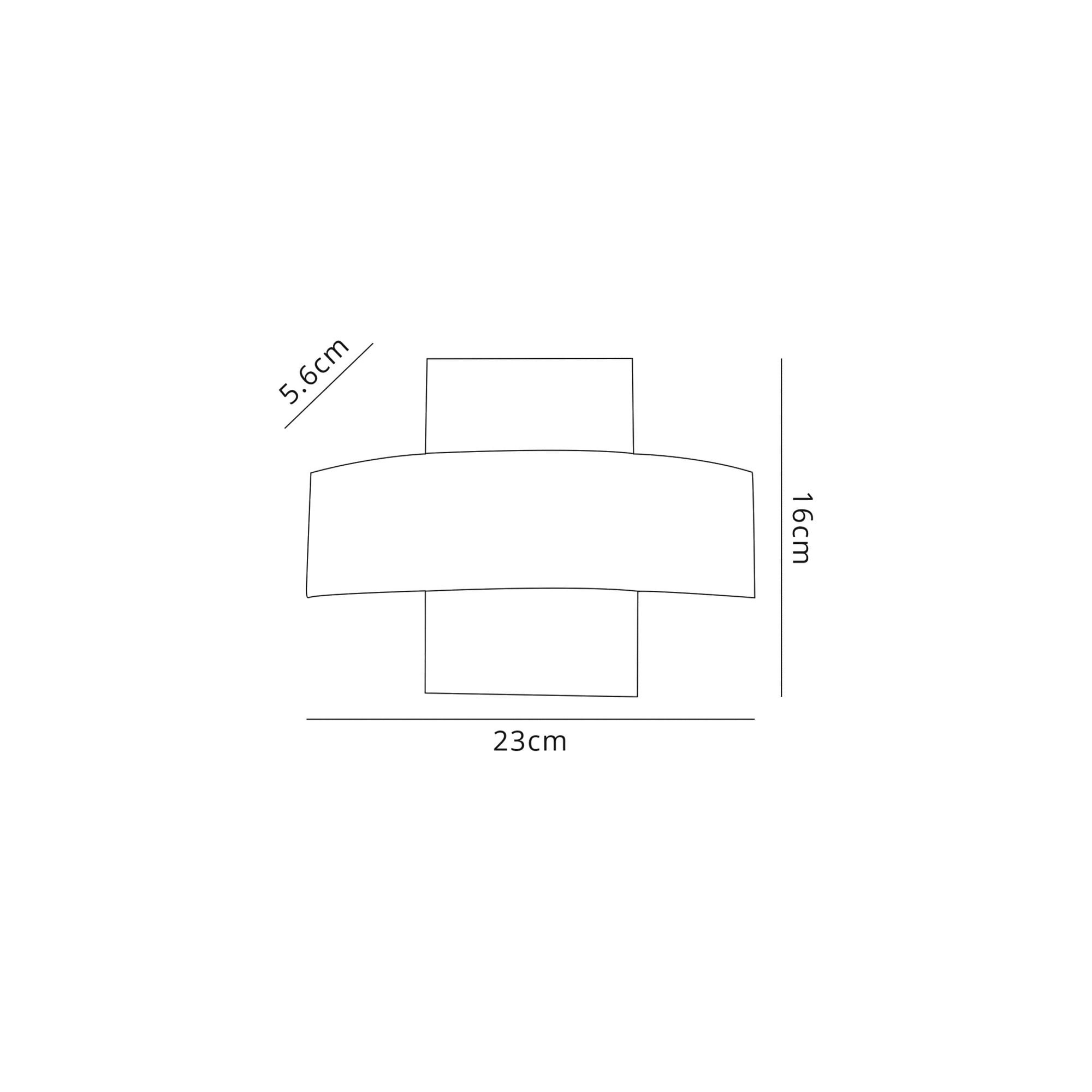 Fabula Cloverleys LED Up & Down Wall Lamp - Anthracite - IP54