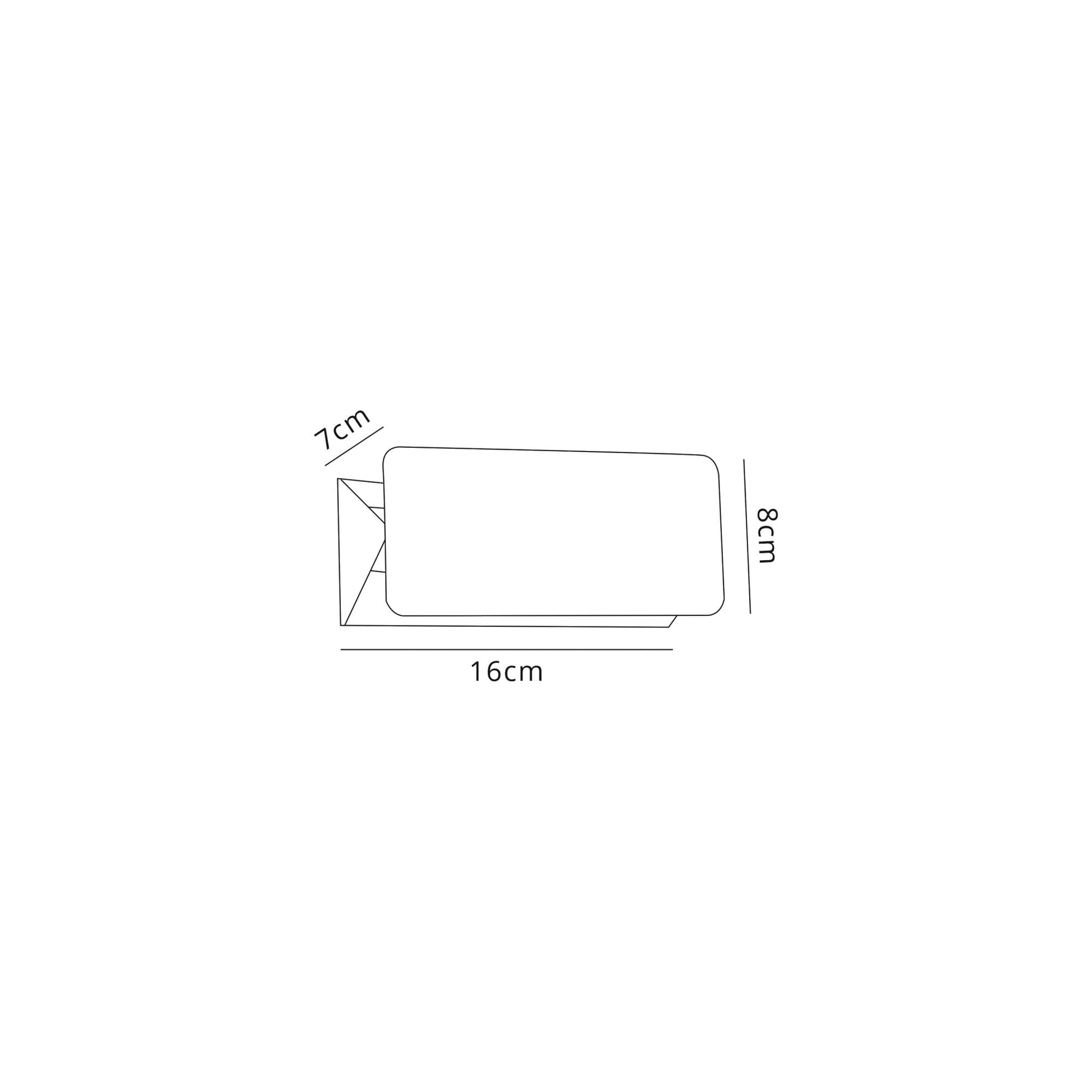 Fabula Sheridan Up & Down LED Wall Lamp - Anthracite - IP54