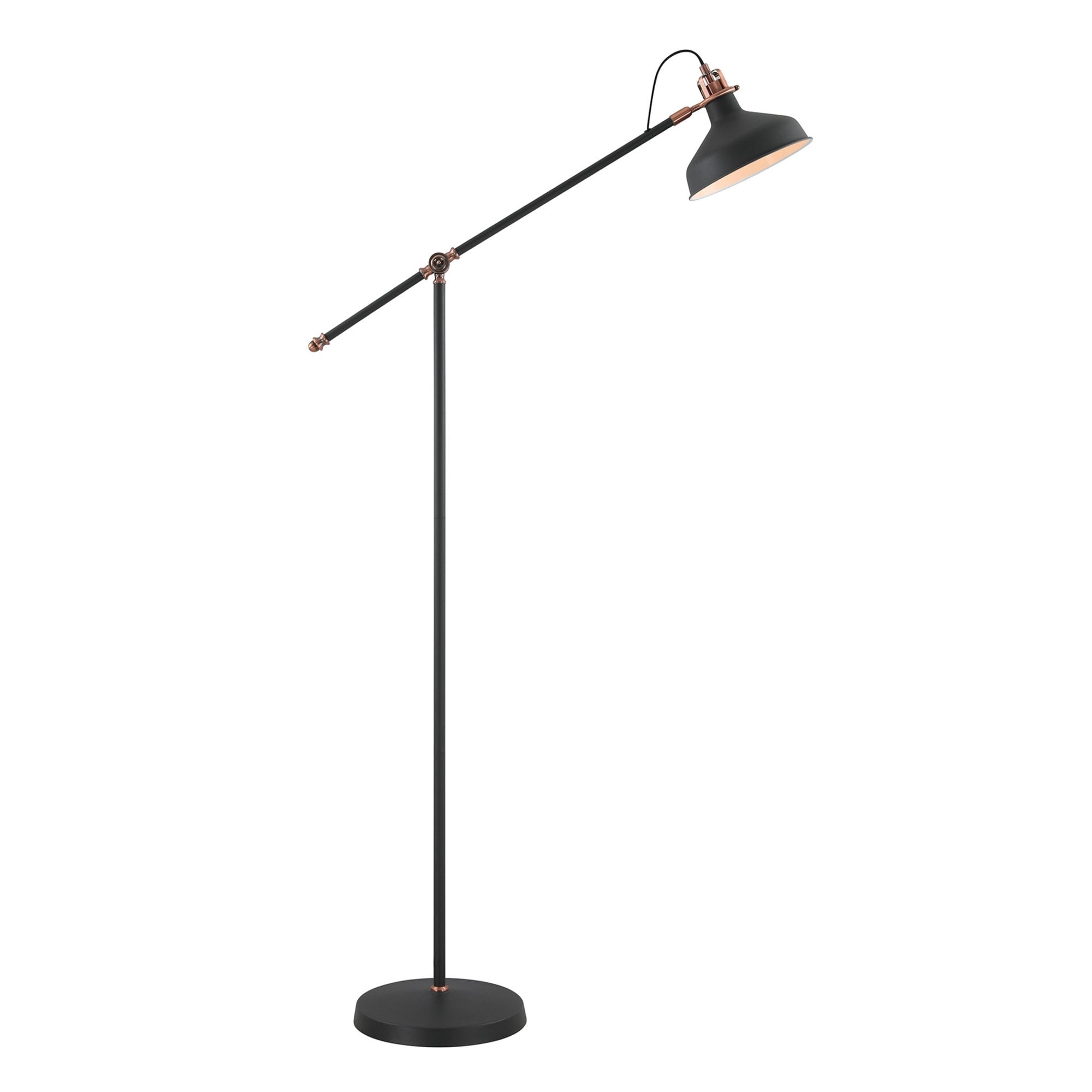 Fabula Forest Single Adjustable Floor Lamp - Graphite & Copper