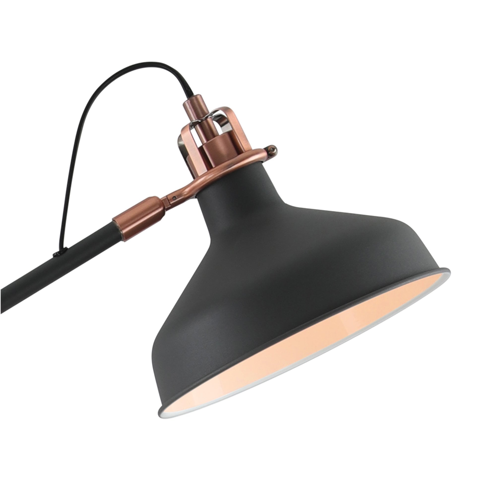 Fabula Forest Single Adjustable Floor Lamp - Graphite & Copper