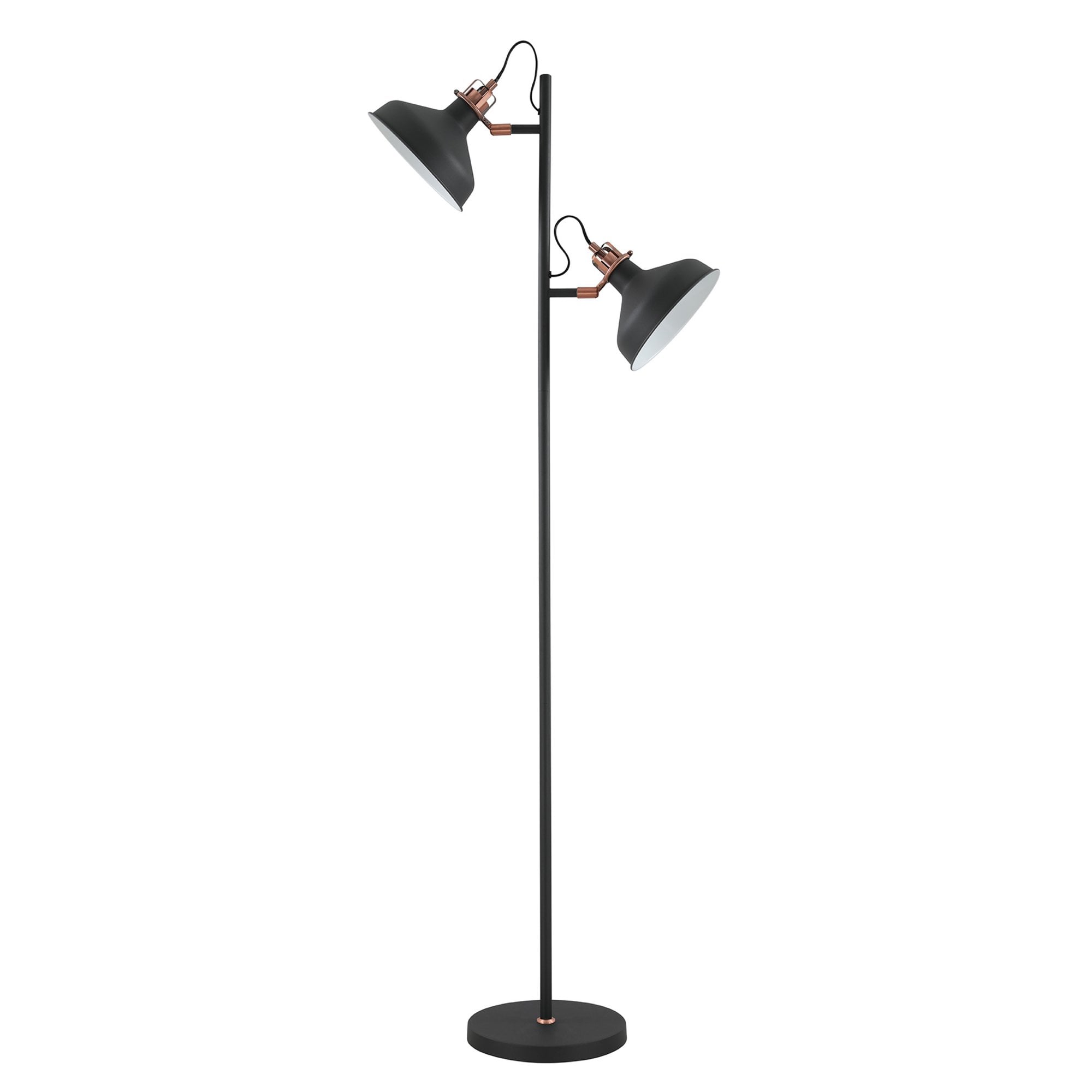 Fabula Forest 2 Light Floor Lamp - Graphite & Copper