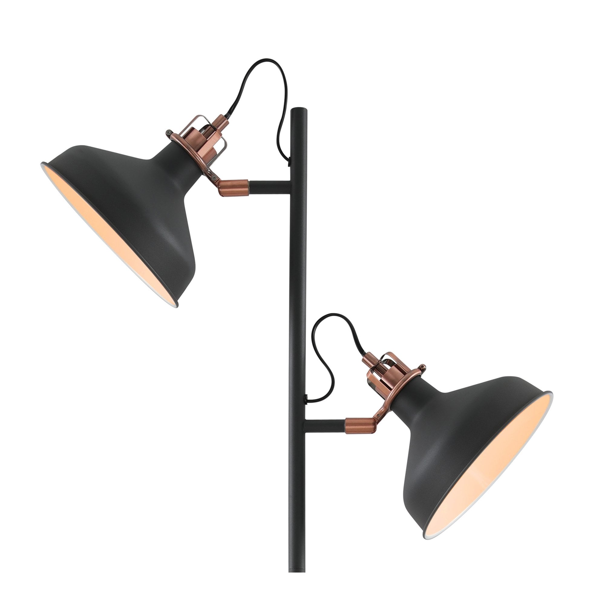 Fabula Forest 2 Light Floor Lamp - Graphite & Copper