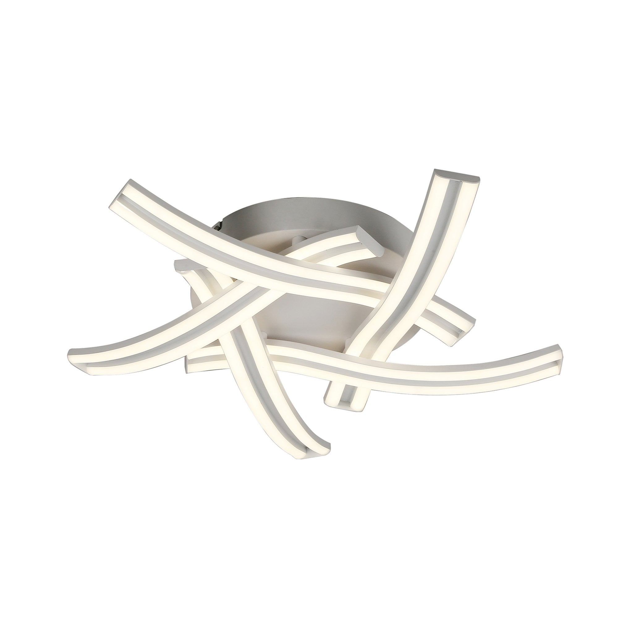 Fabula Barncroft 5 Light Dimmable LED Flush Light - White