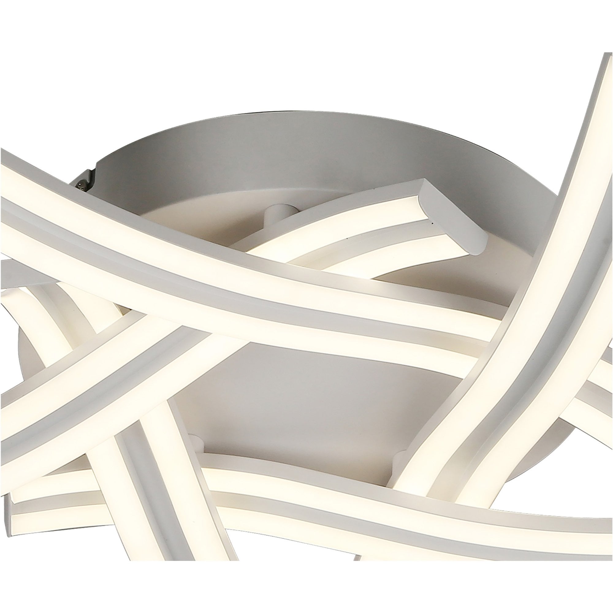 Fabula Barncroft 5 Light Dimmable LED Flush Light - White