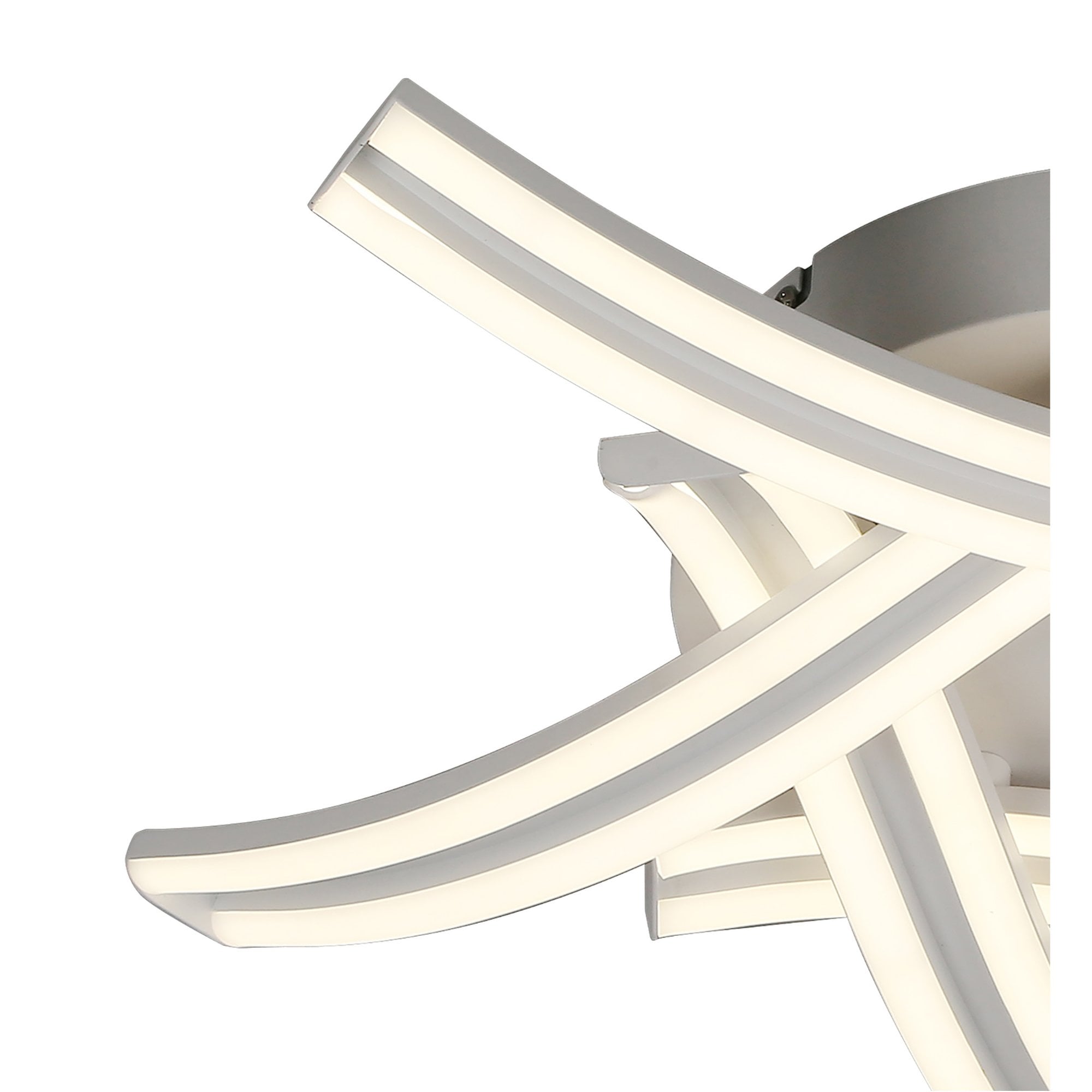 Fabula Barncroft 5 Light Dimmable LED Flush Light - White