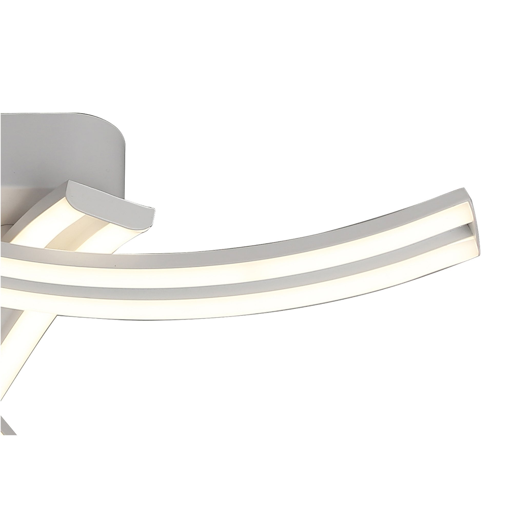 Fabula Barncroft 3 Light LED Flush Light - White