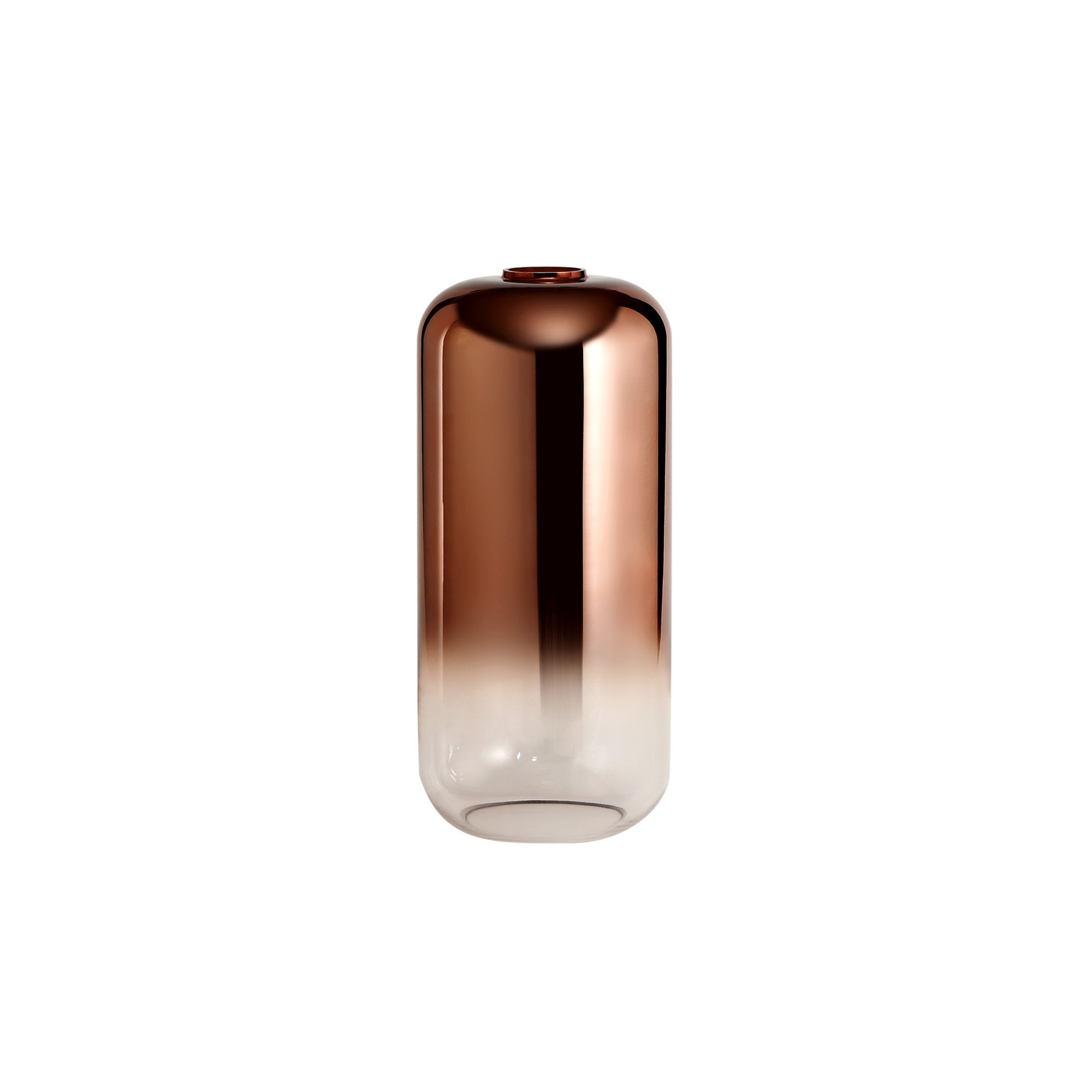 Fabula Springfield 16cm Cylinder Shade - Copper Fade Glass - Shade Only