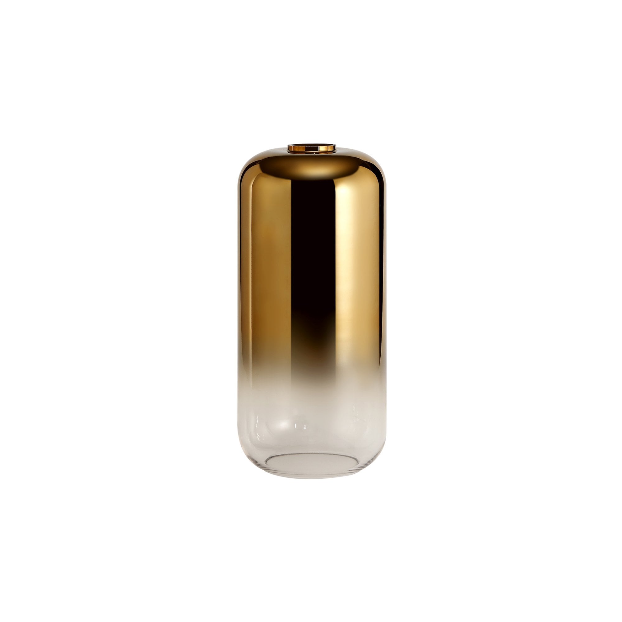 Fabula Springfield 16cm Cylinder Shade - Brass Gold Fade Glass - Shade Only