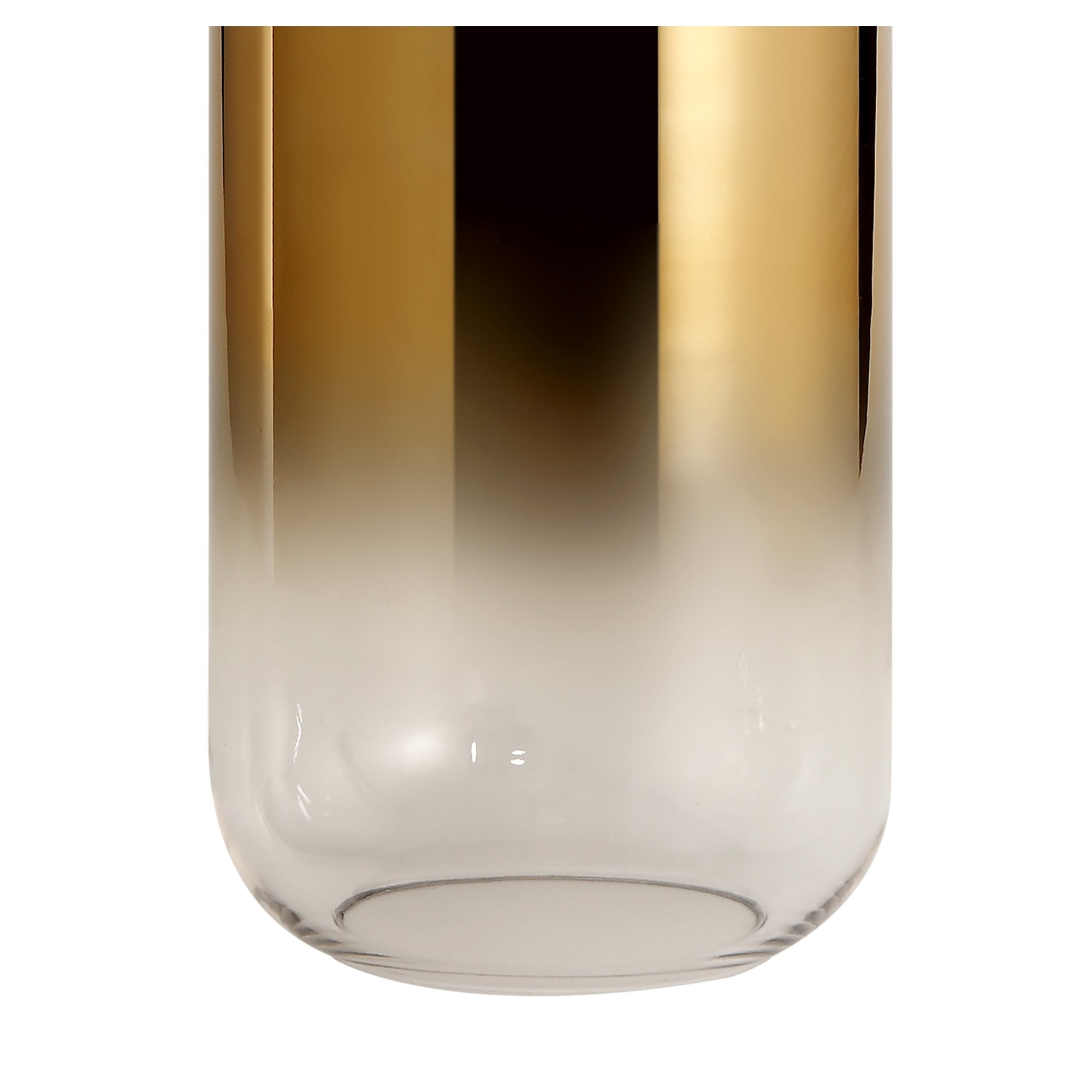 Fabula Springfield 16cm Cylinder Shade - Brass Gold Fade Glass - Shade Only