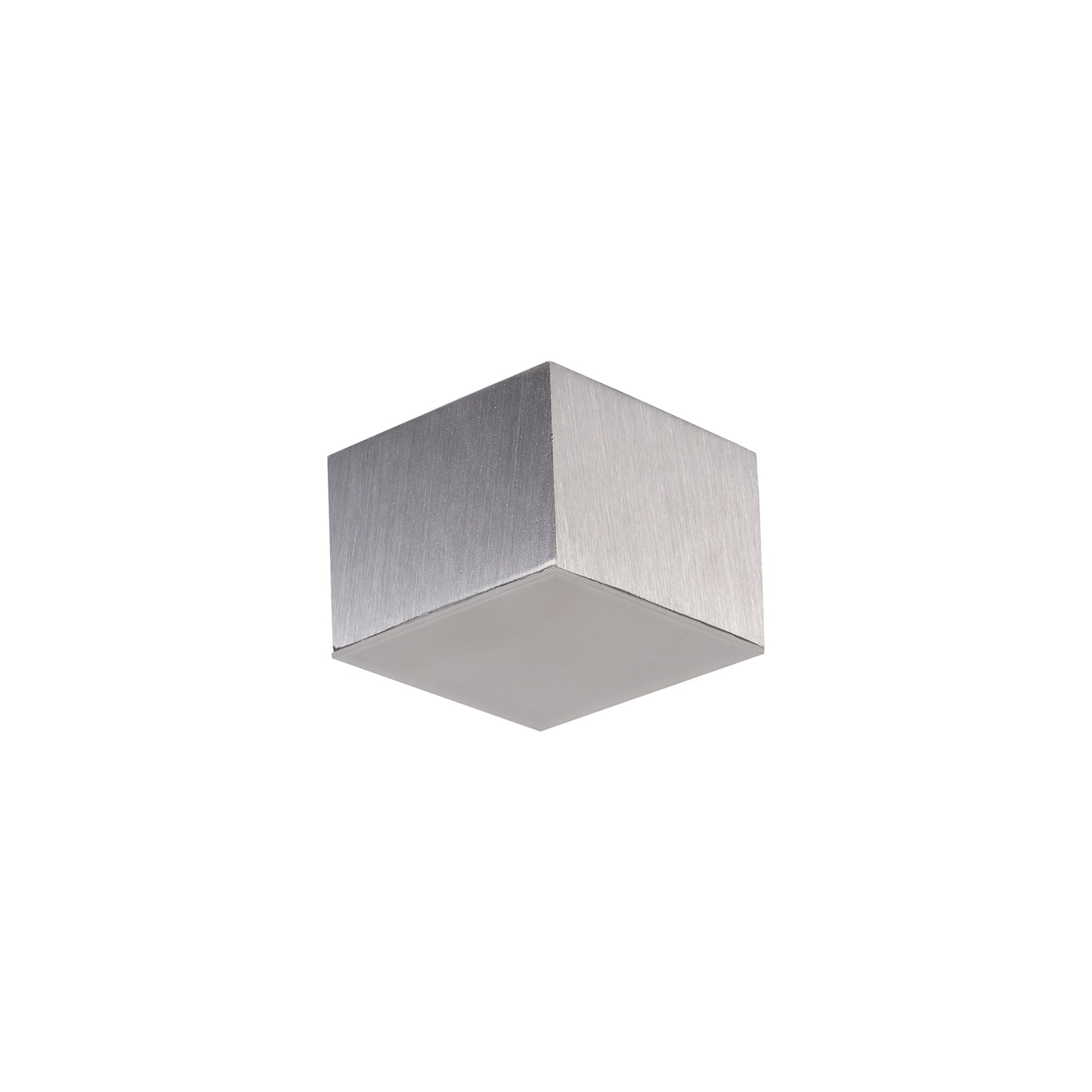 Fabula Priory Square LED Spotlight - Satin Aluminium
