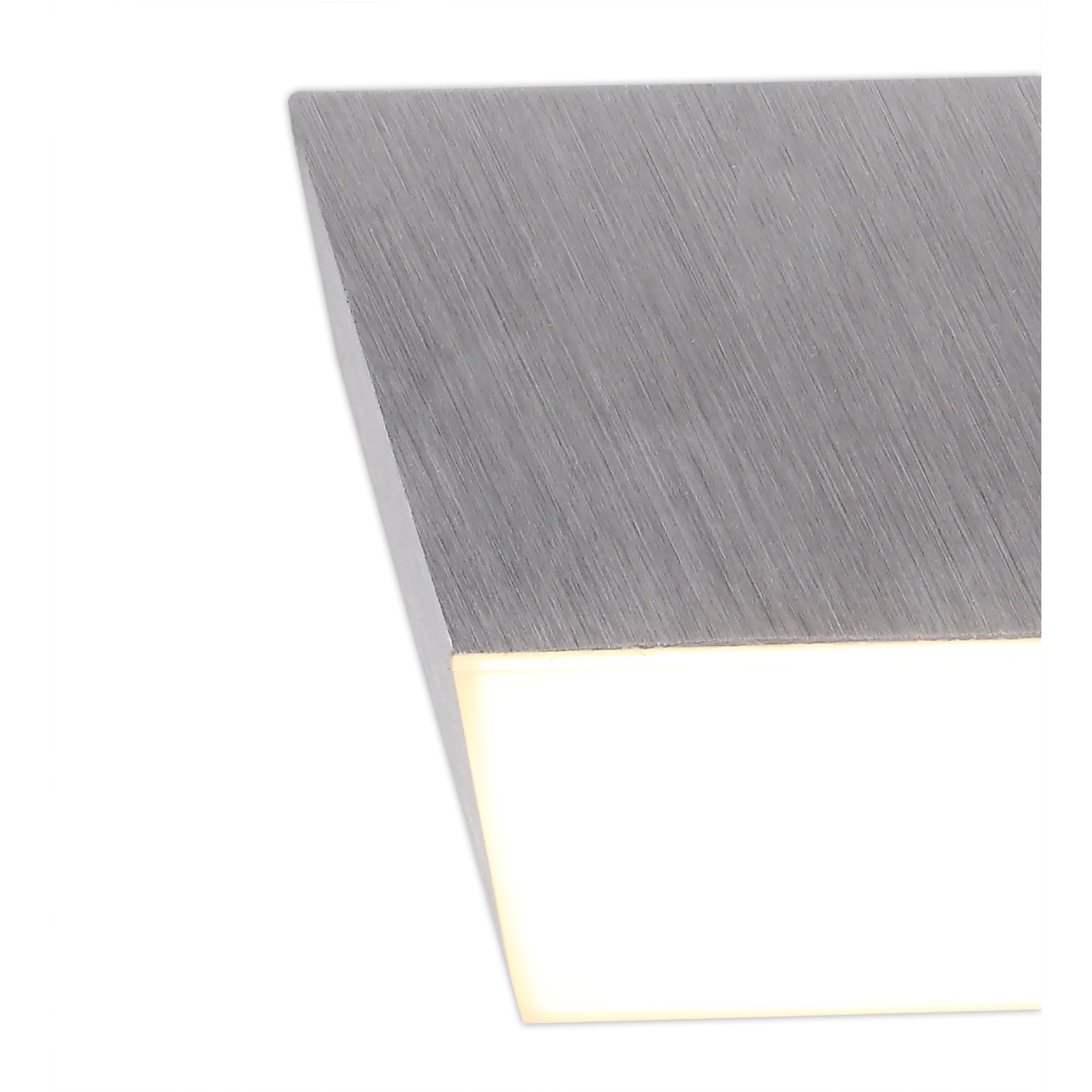 Fabula Priory Square LED Spotlight - Satin Aluminium