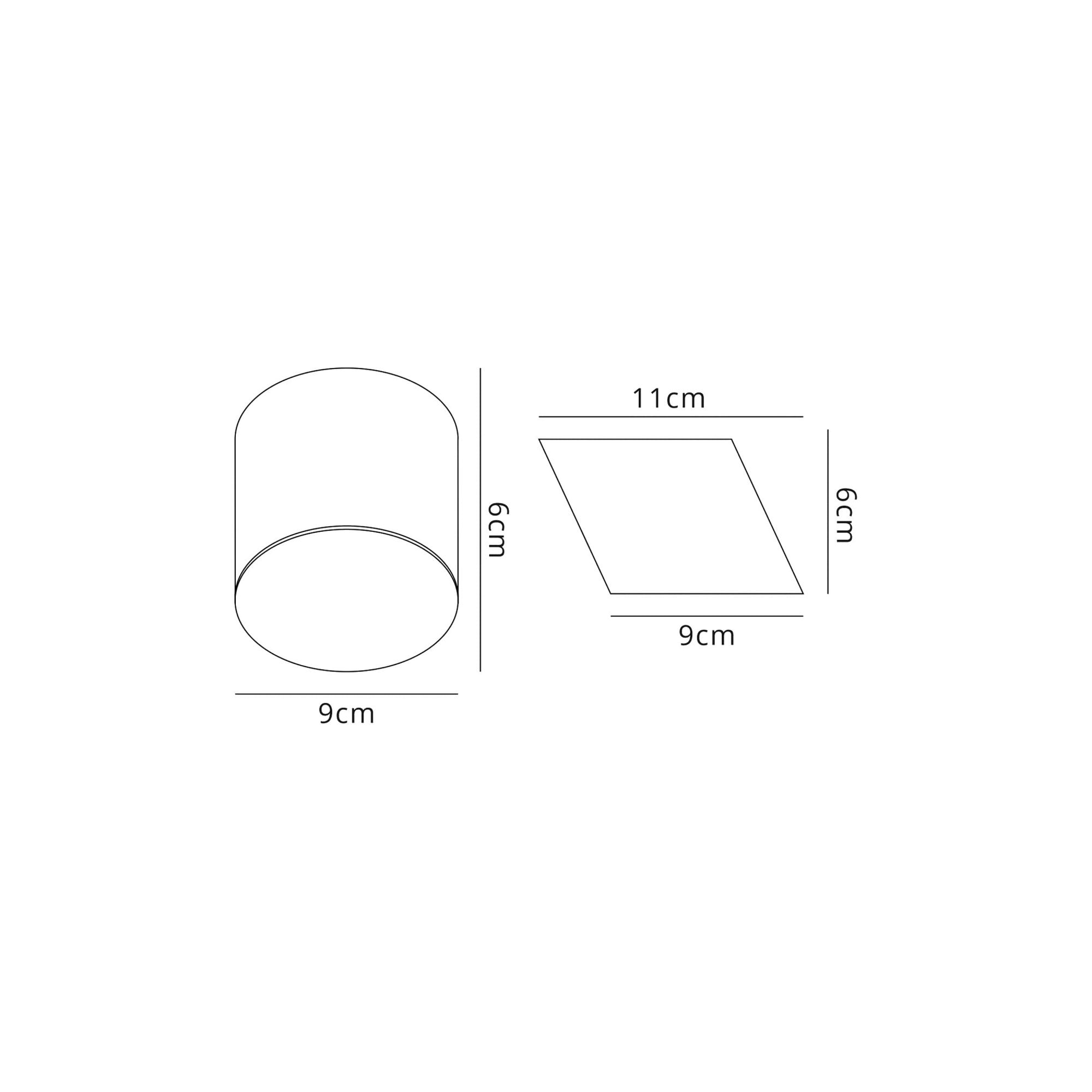 Fabula Priory Round LED Spotlight - Sand White