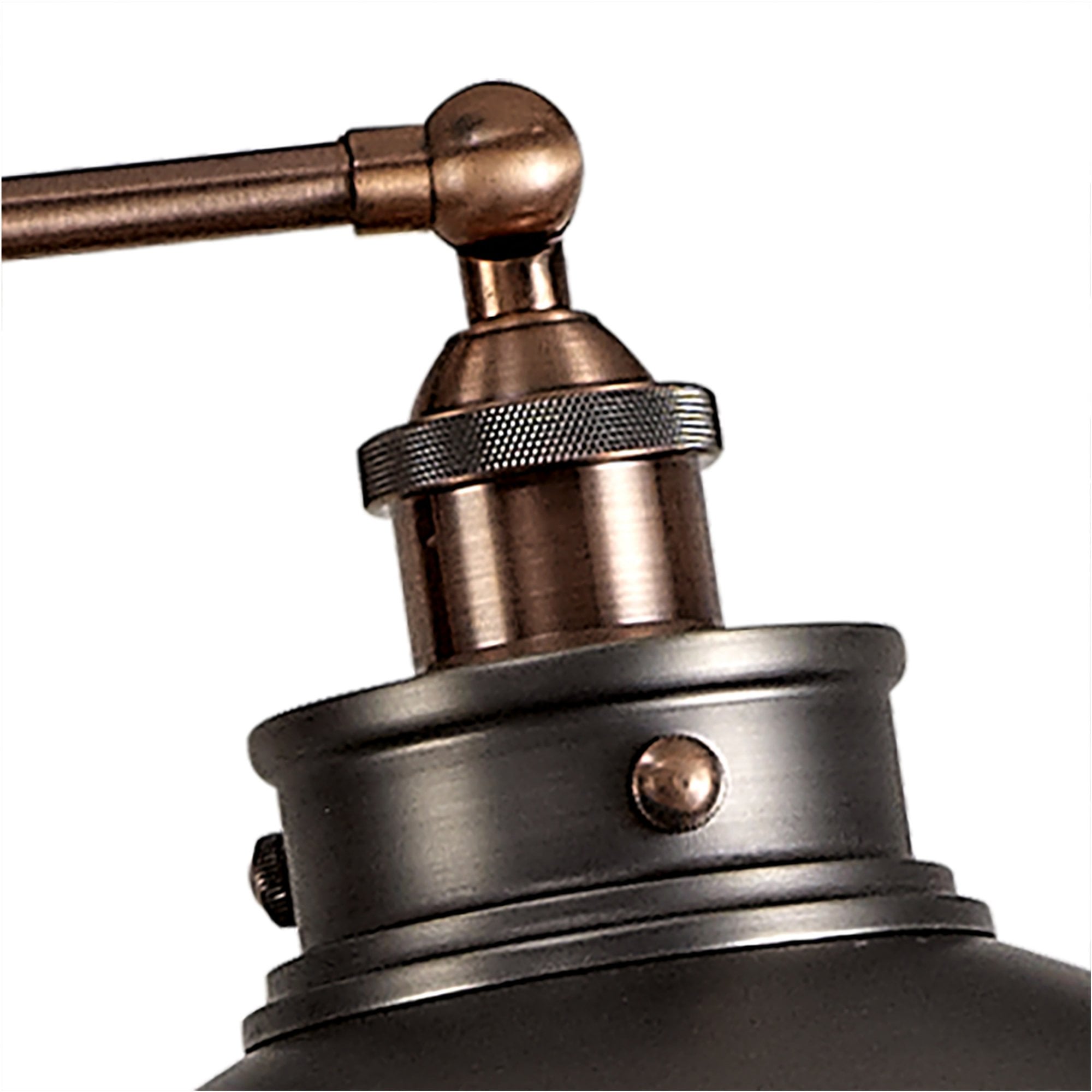 Fabula Sunnyside Adjustable Floor Lamp - Antique Silver & Copper