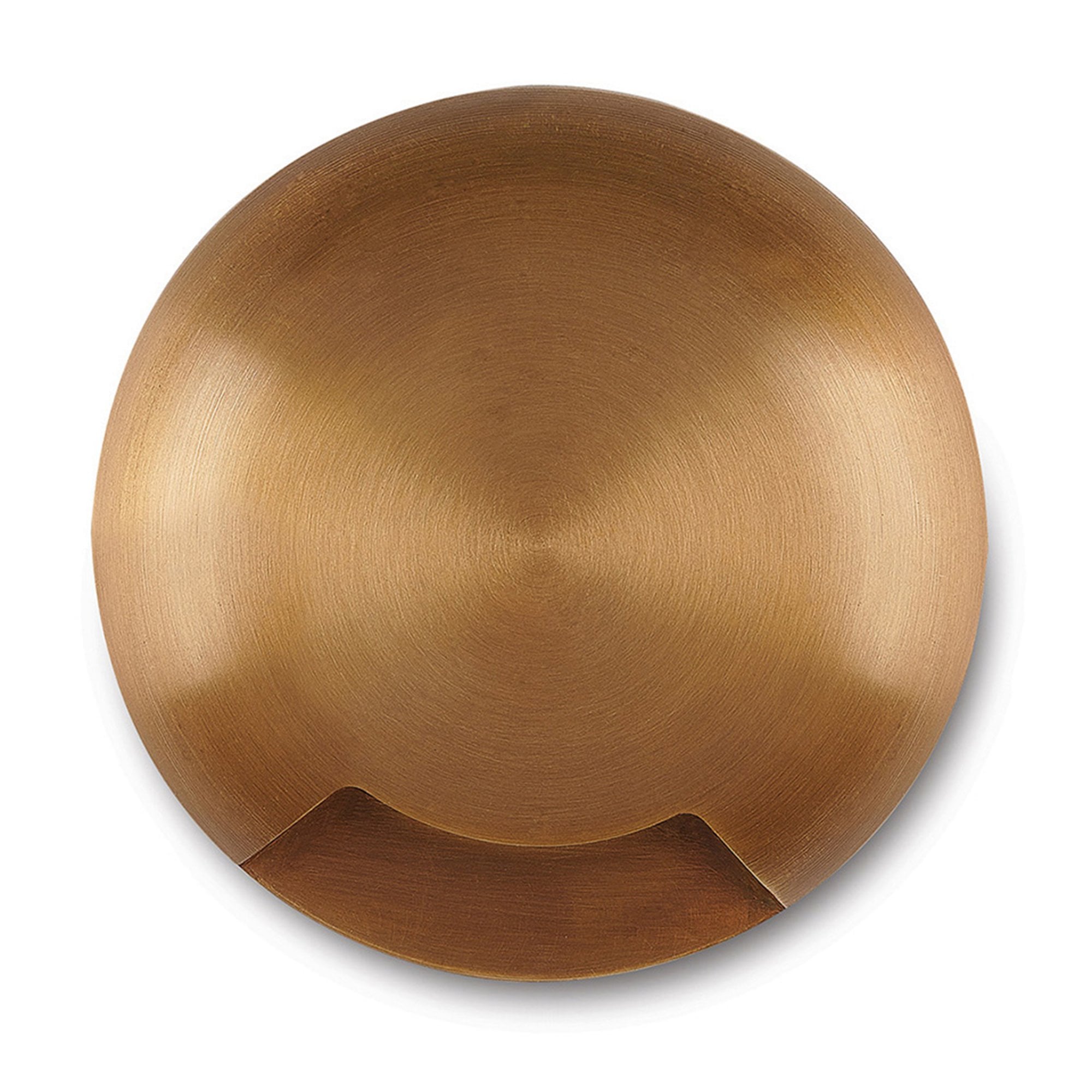 Collingwood GL100 1W Mini LED Ground Light - Antique Brass - 1 Facet - Low Voltage